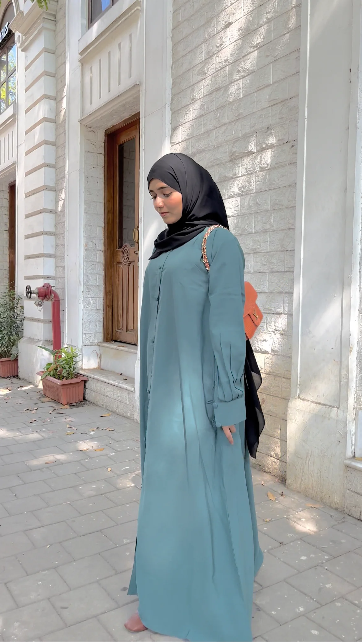 Amalfi Abayah - Aqua Green - Image 4