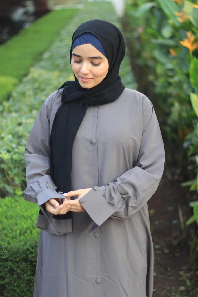 Amalfi Abayah - Taupe Gray