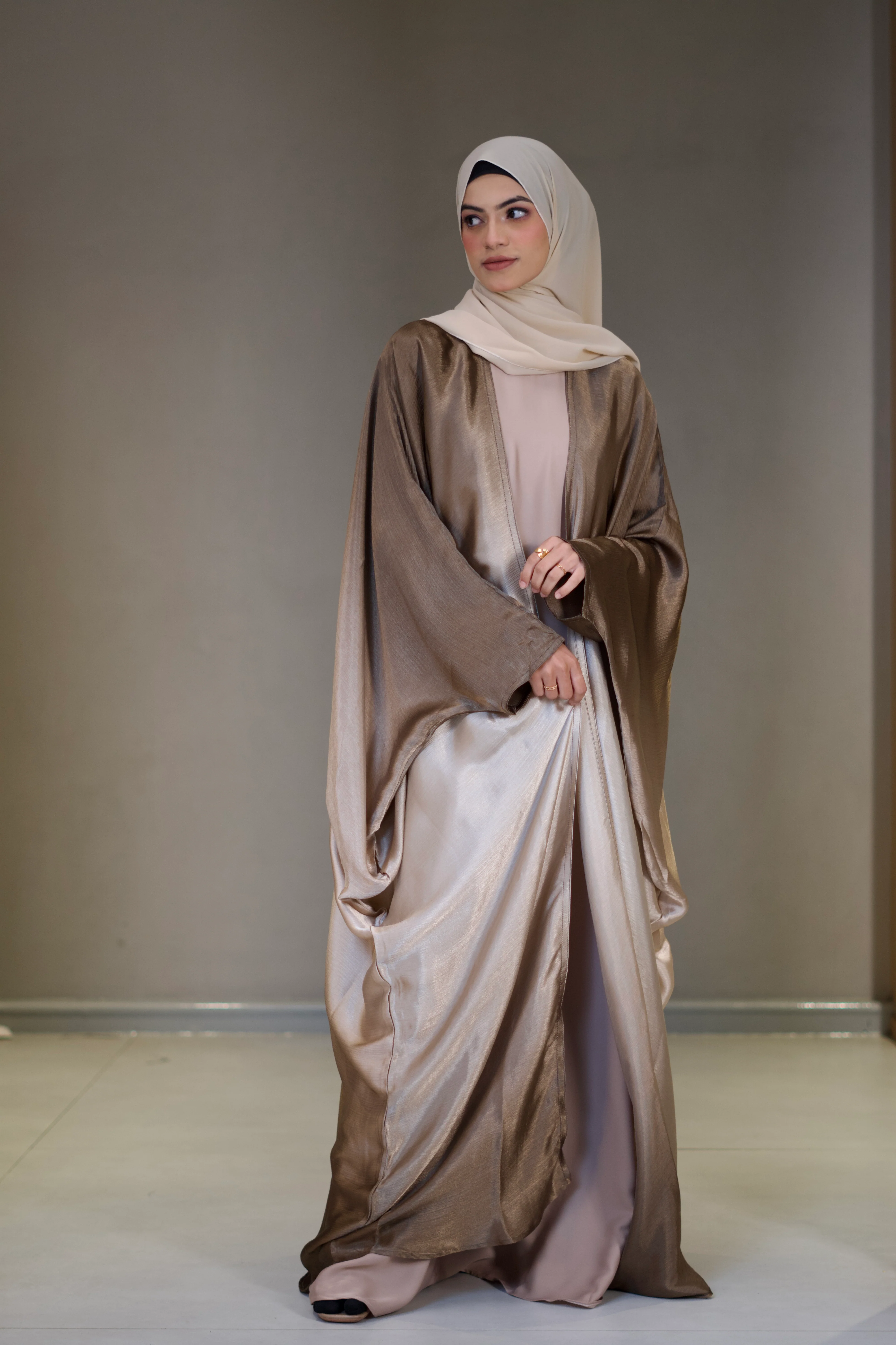 Amelia Ombre Abayah - Rich Bronze - Image 10