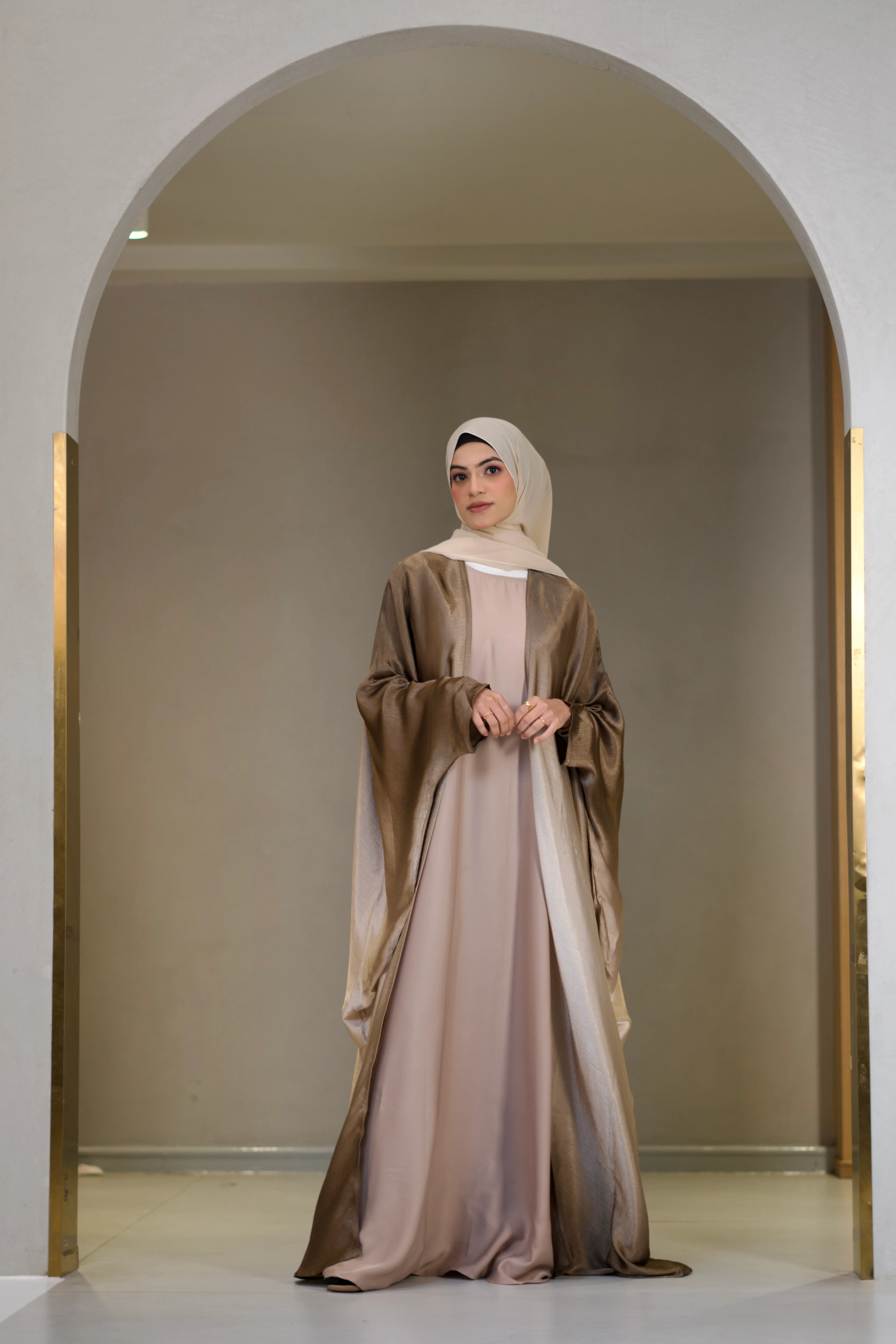 Amelia Ombre Abayah - Rich Bronze - Image 12