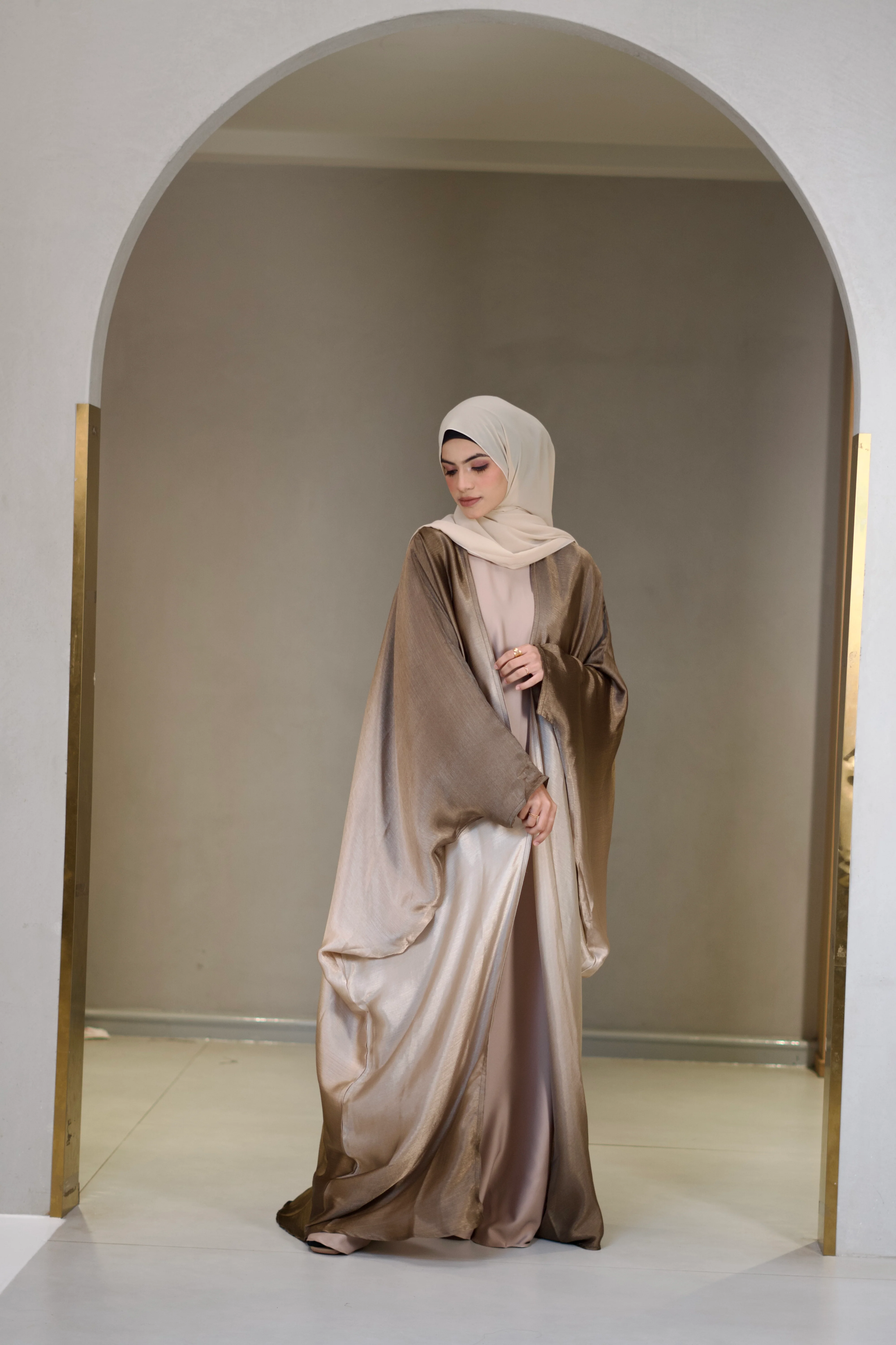 Amelia Ombre Abayah - Rich Bronze - Image 14