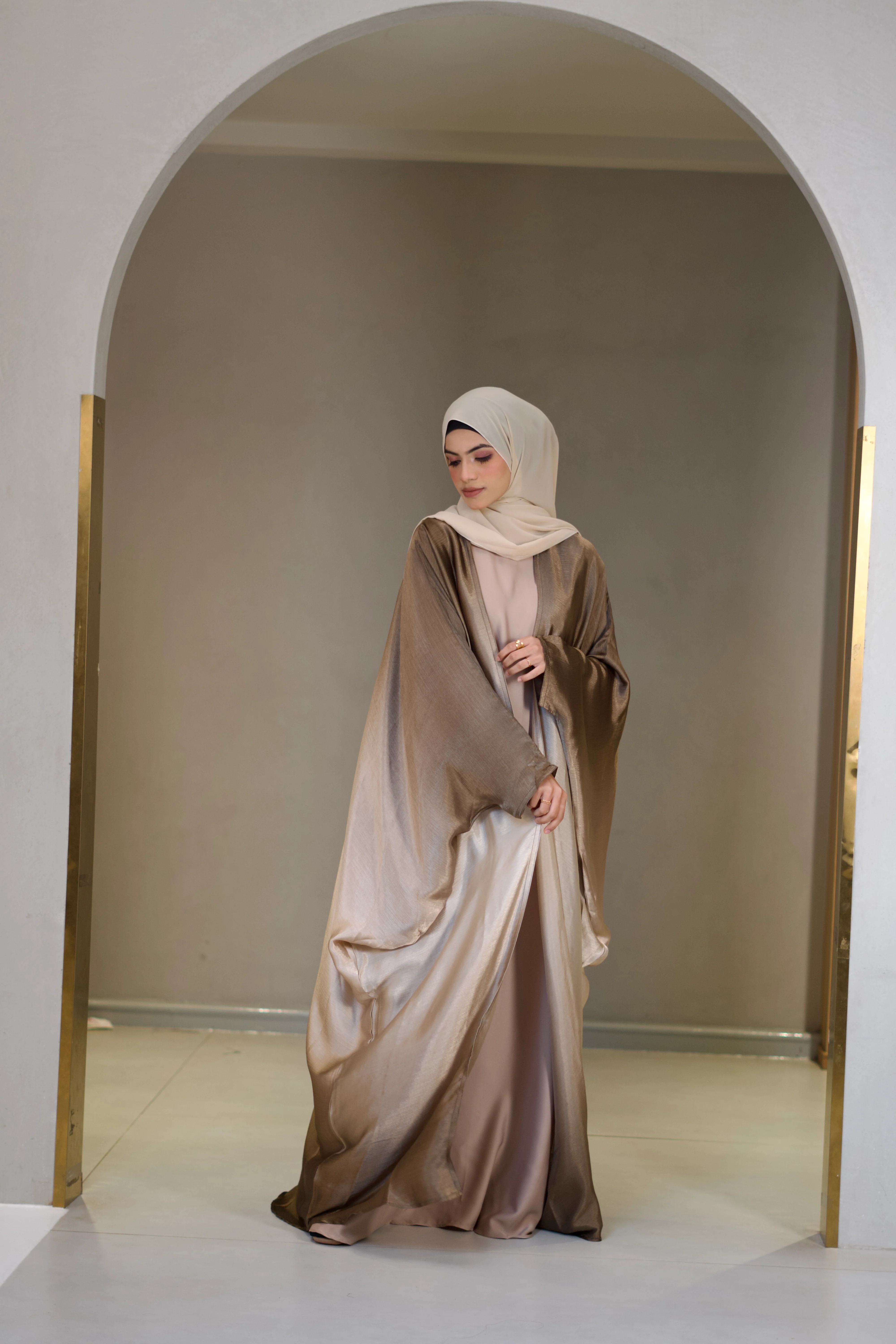 Amelia Ombre Abayah - Rich Bronze - Image 16