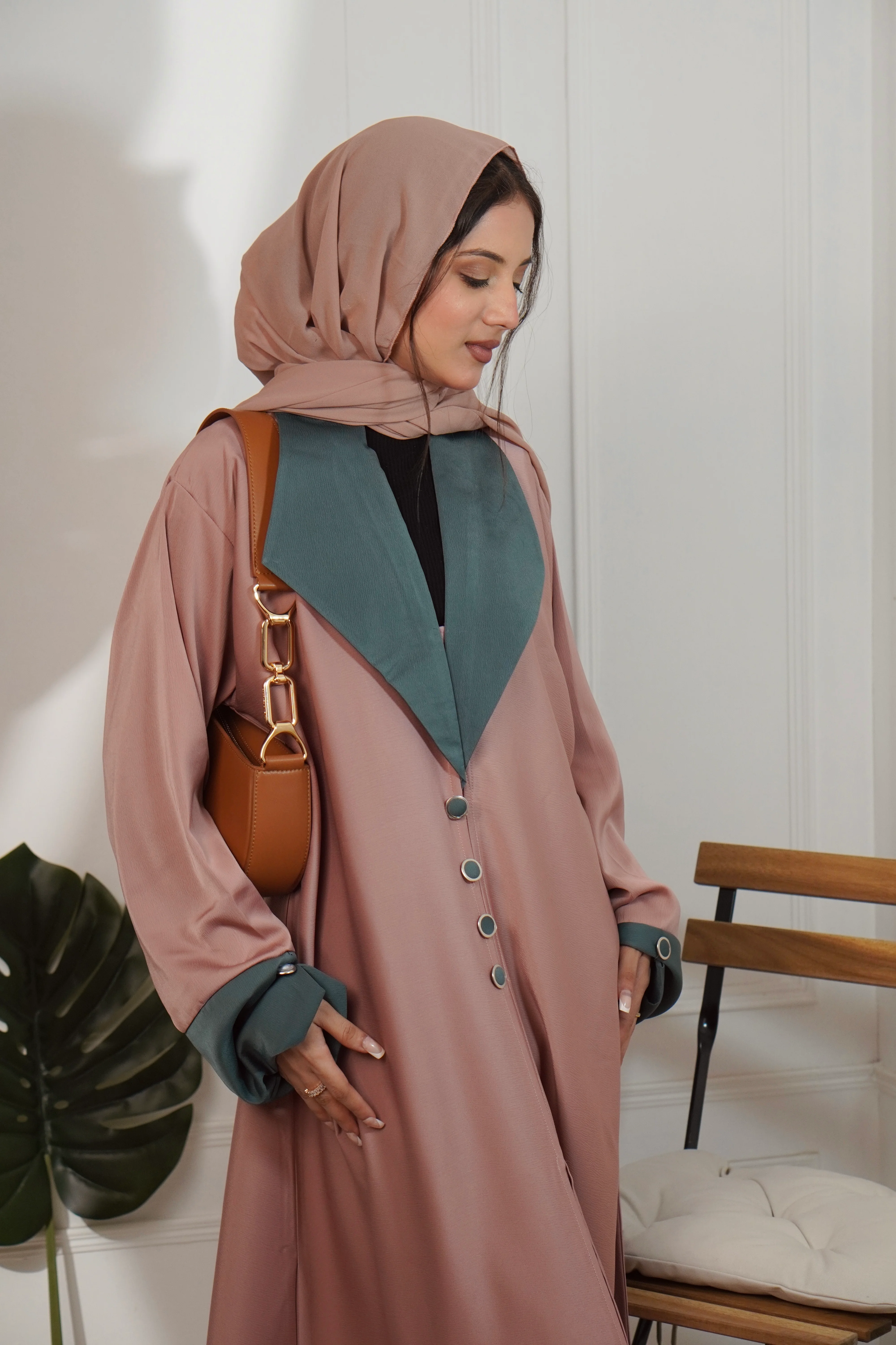 COAT STYLE LONG DRESS - Image 7