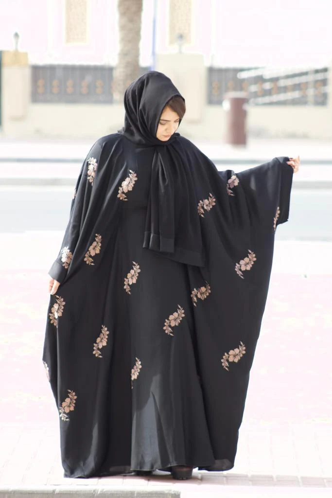 Kaftan Abayah - Brown work - Image 9