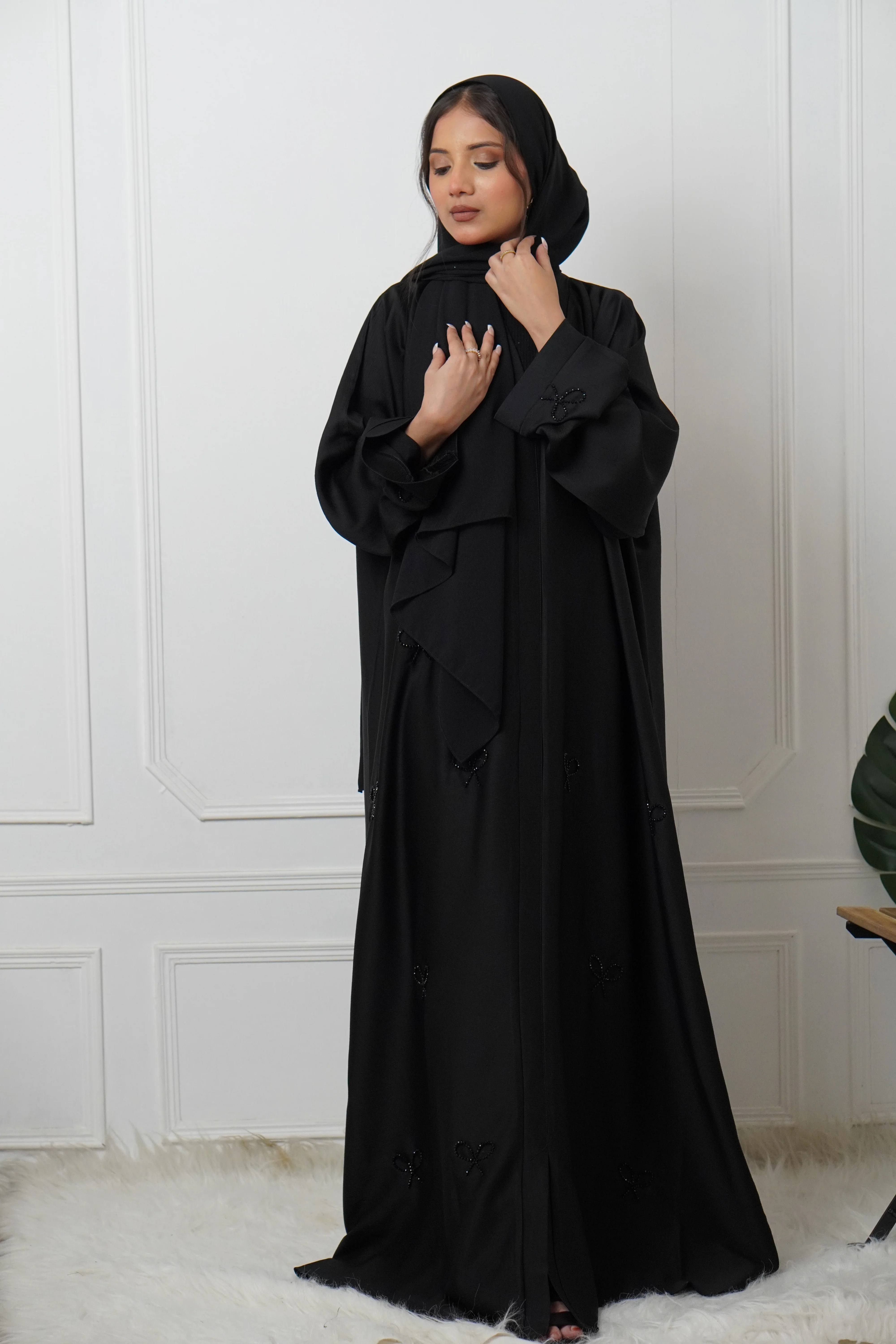 COQUETTE ABAYAH - BLACK - Image 5