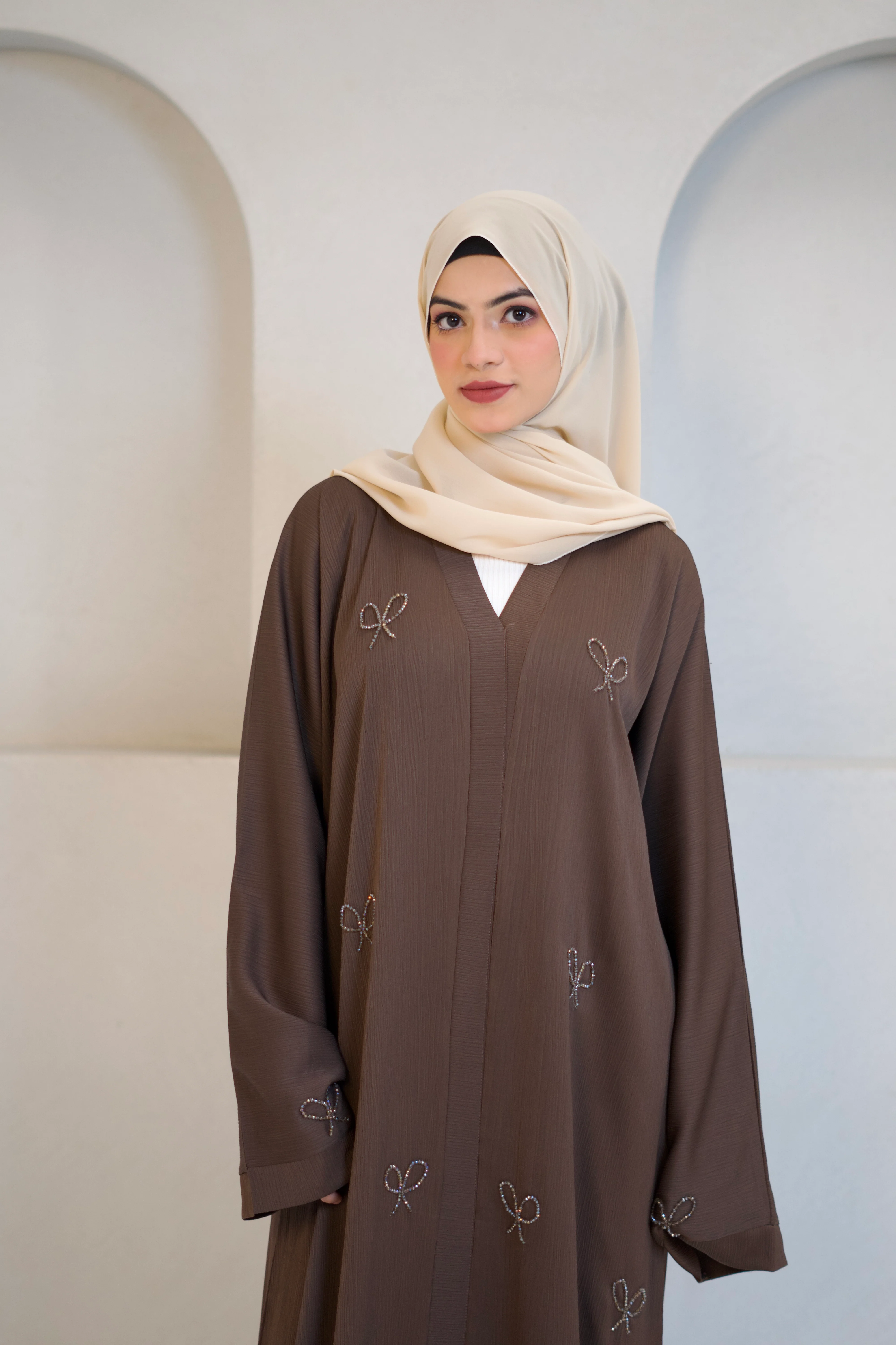 COQUETTE ABAYAH - CHOCOLATE BROWN - Image 11
