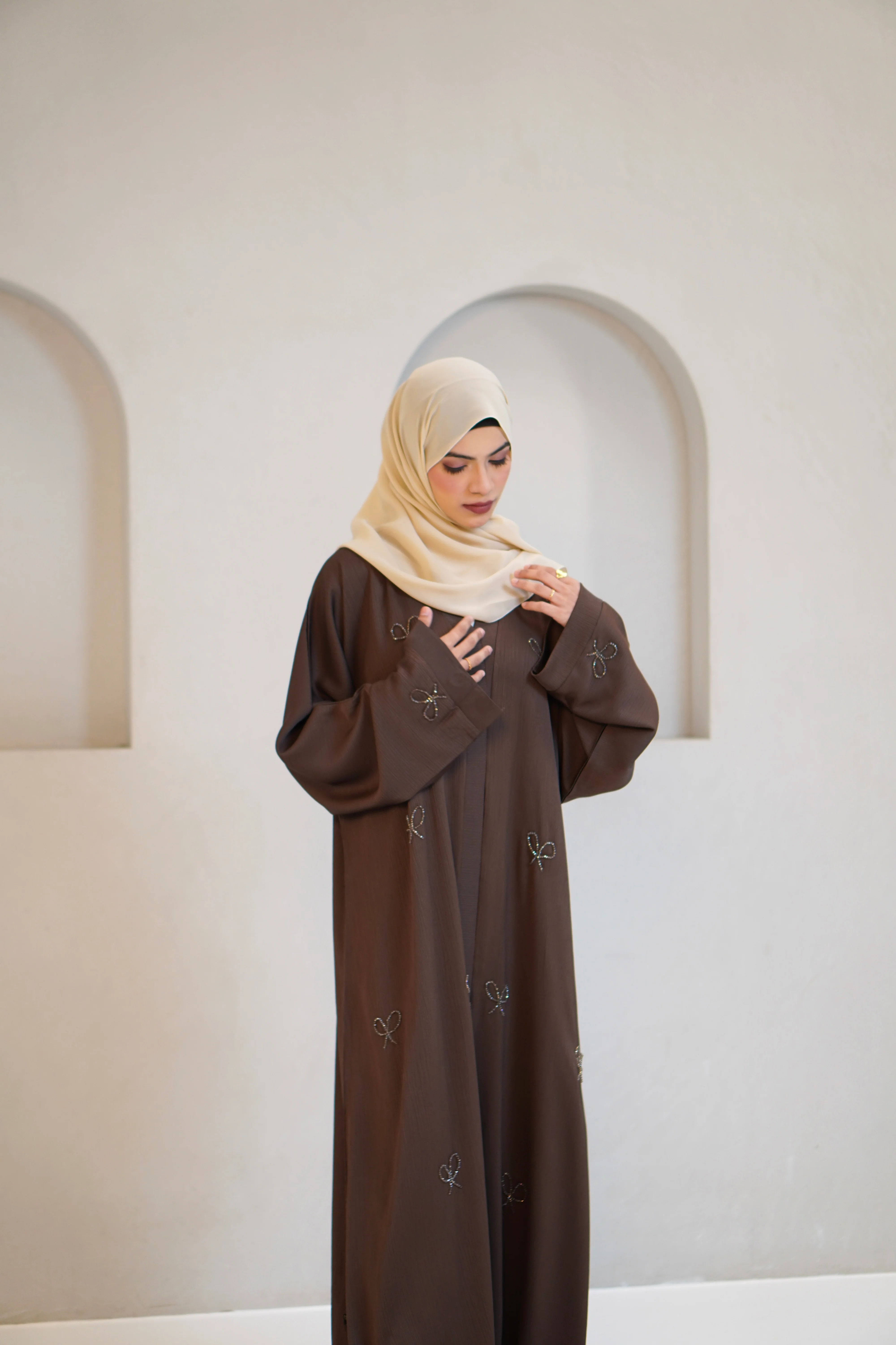 COQUETTE ABAYAH - CHOCOLATE BROWN - Image 13