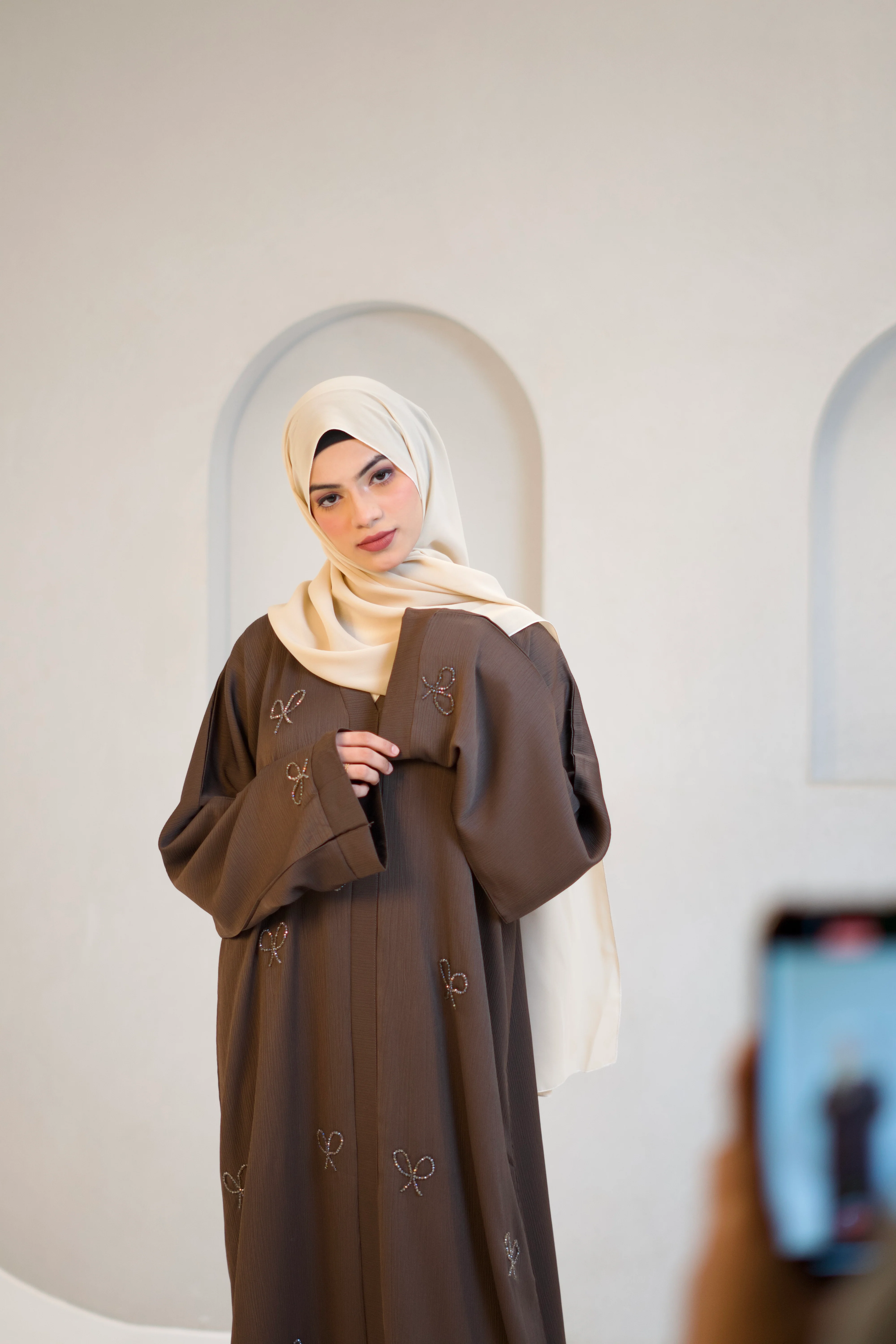 COQUETTE ABAYAH - CHOCOLATE BROWN - Image 6