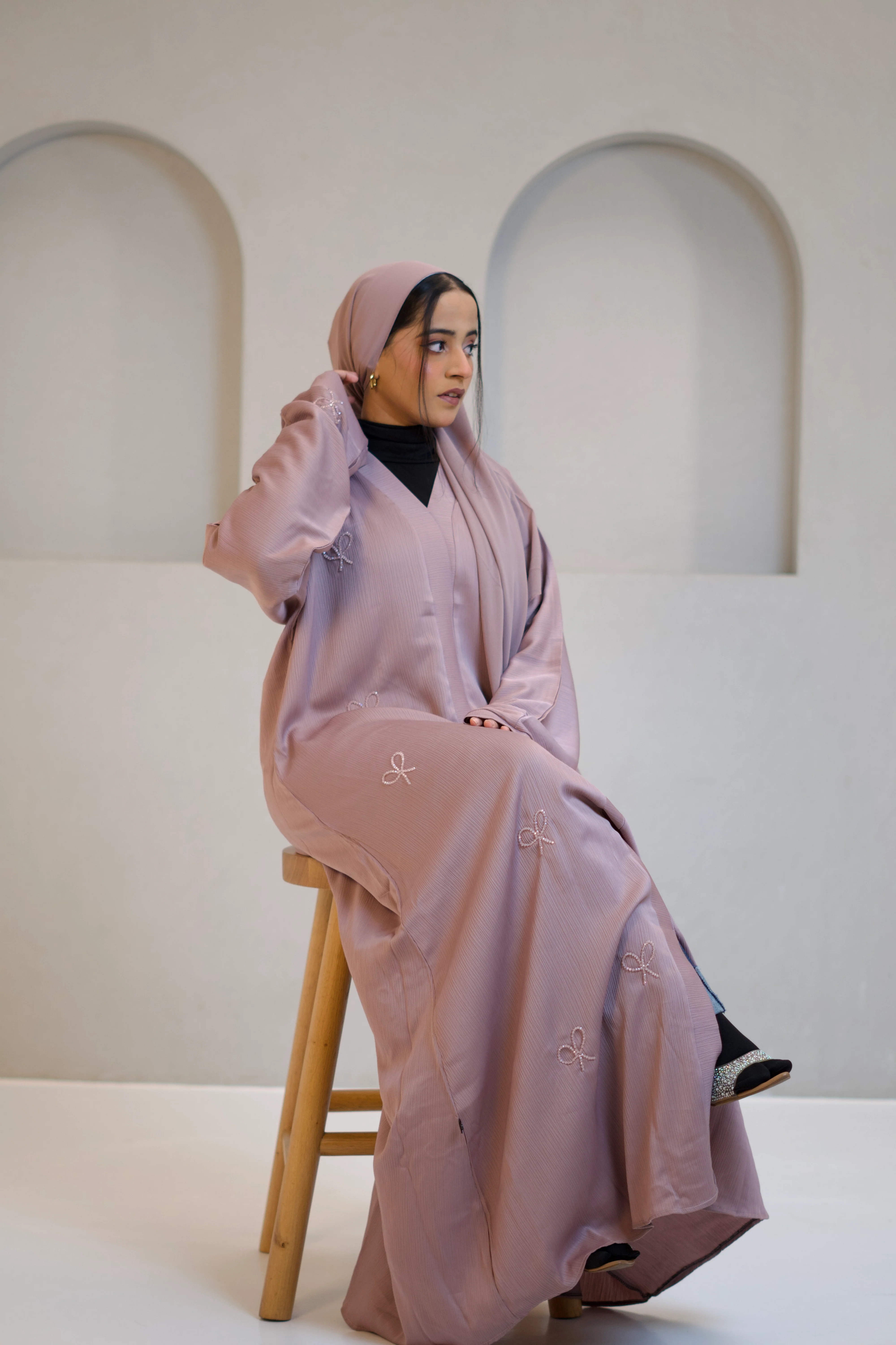 COQUETTE ABAYAH - GIRLY PINK - Image 2