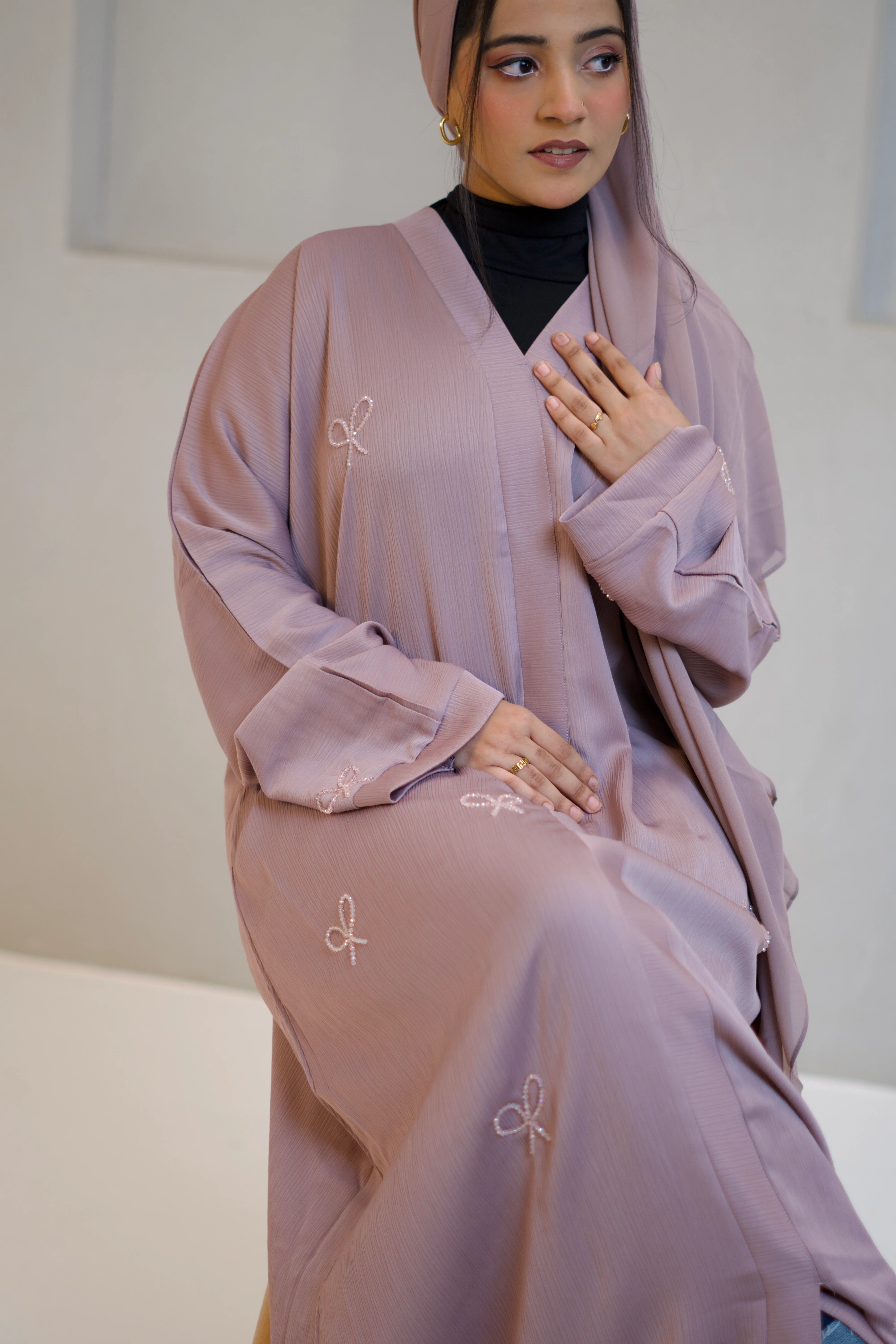 COQUETTE ABAYAH - GIRLY PINK - Image 6
