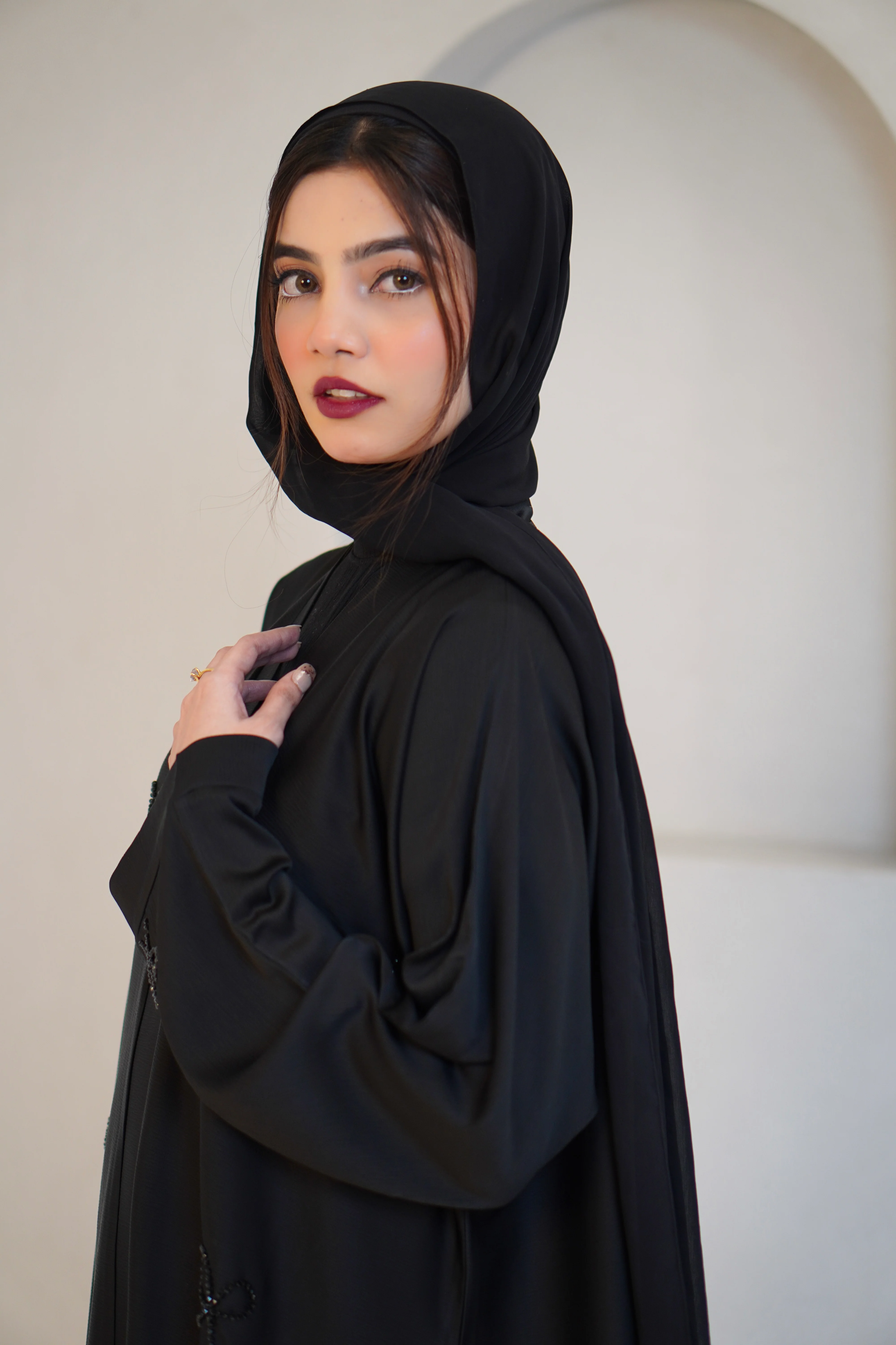 COQUETTE ABAYAH - MIDNIGHT BLACK - Image 13