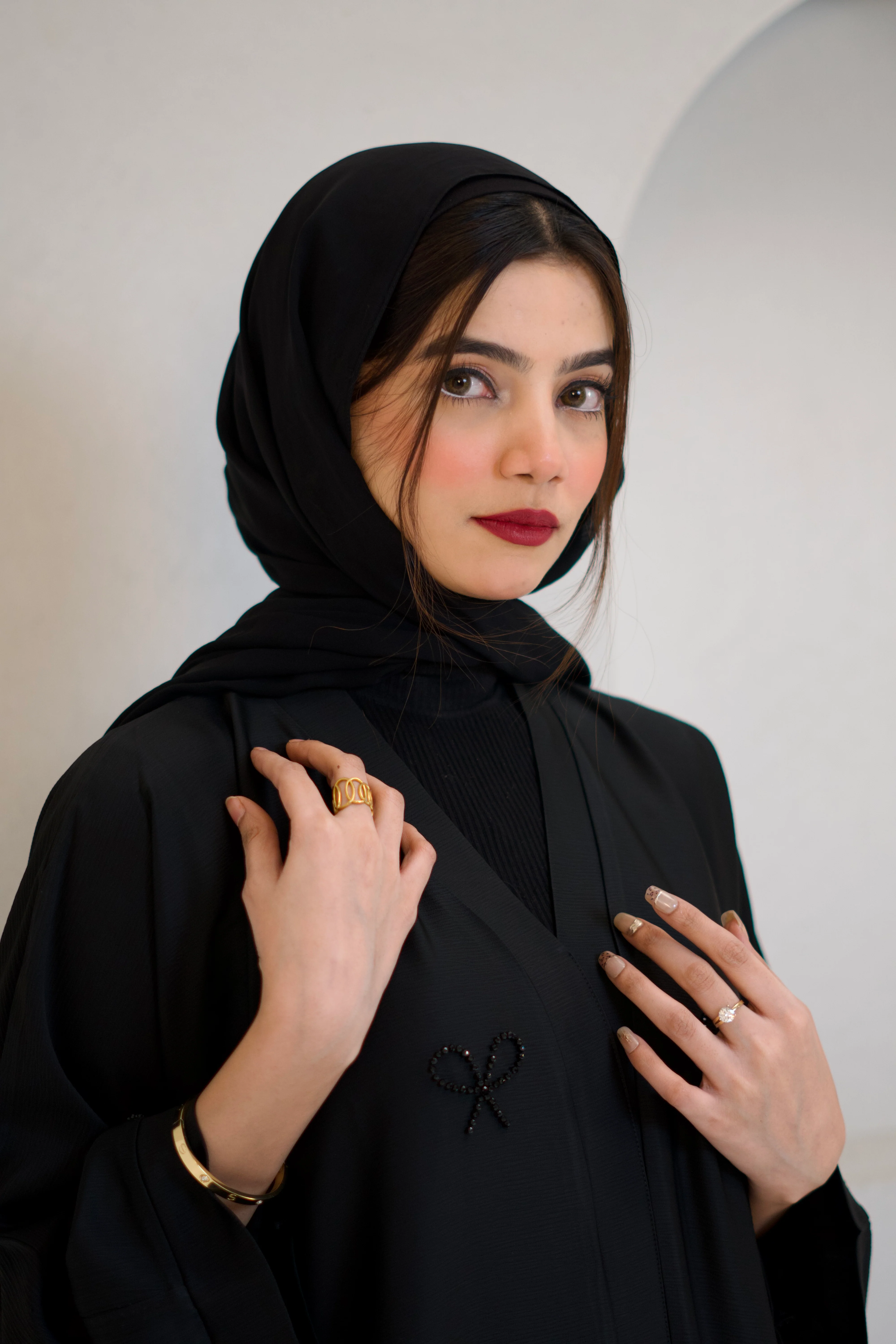 COQUETTE ABAYAH - MIDNIGHT BLACK - Image 7