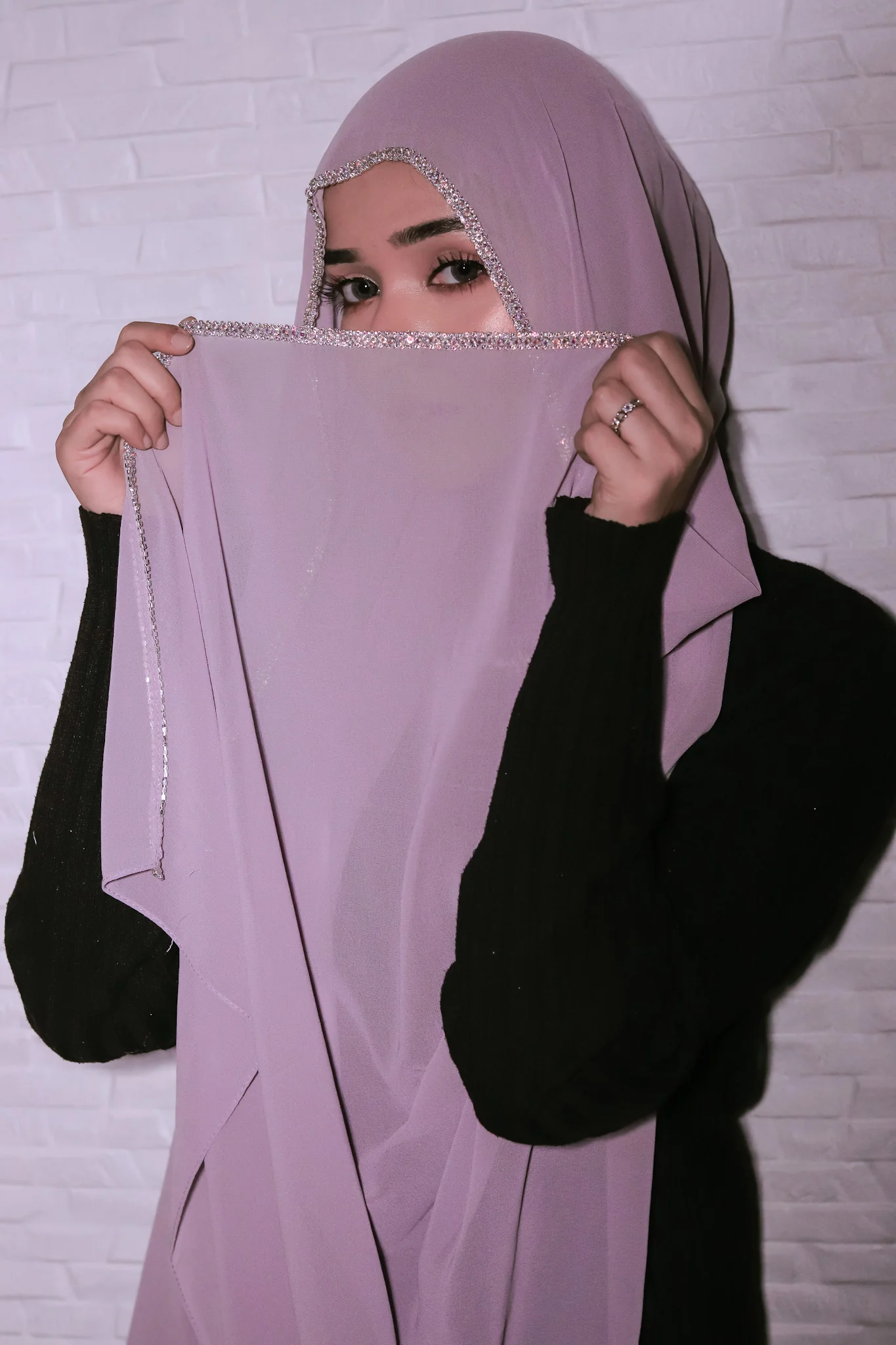 Crystal Hijab - Lilac - Image 5