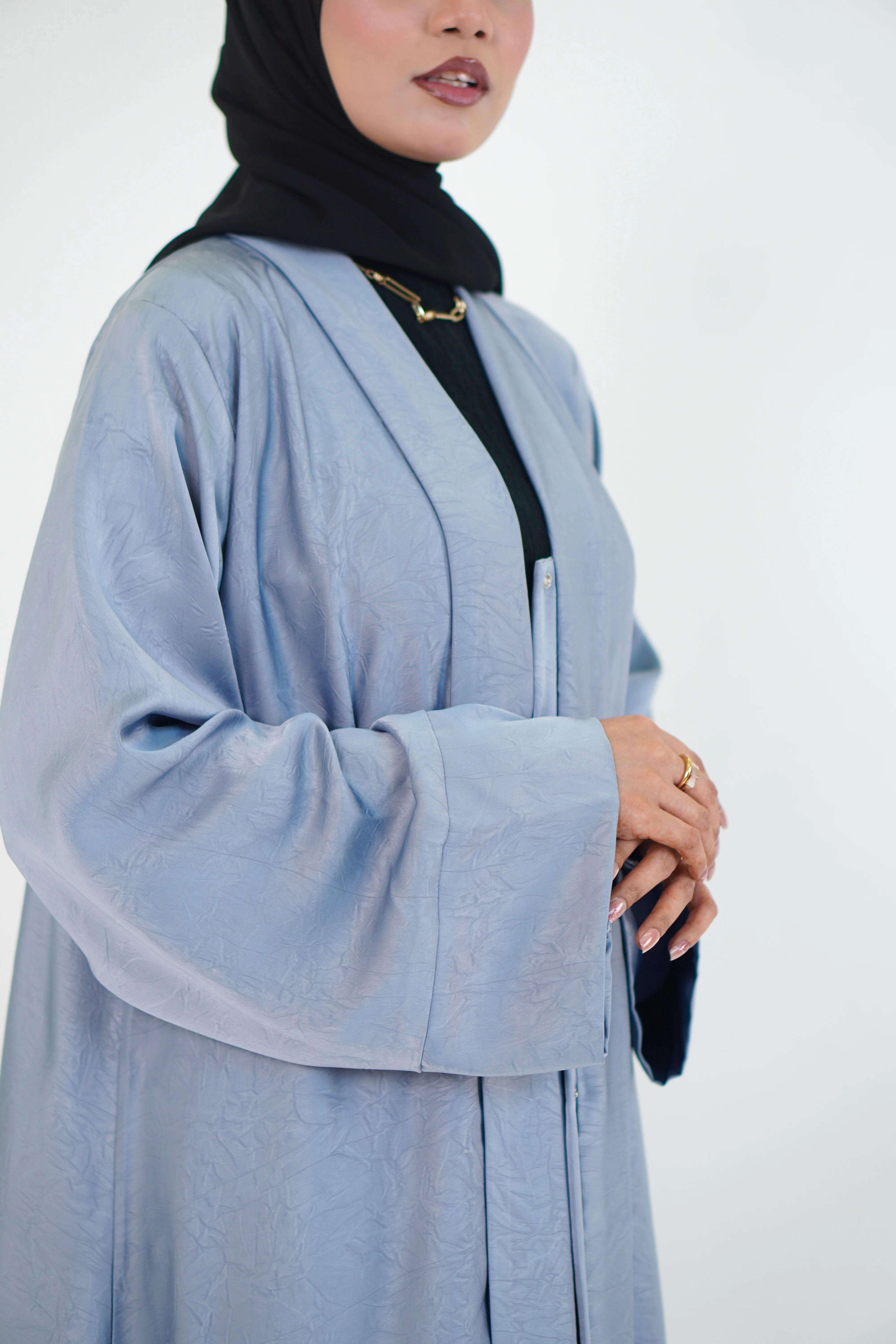 EMAAN ABAYAH - PASTEL BLUE - Image 5
