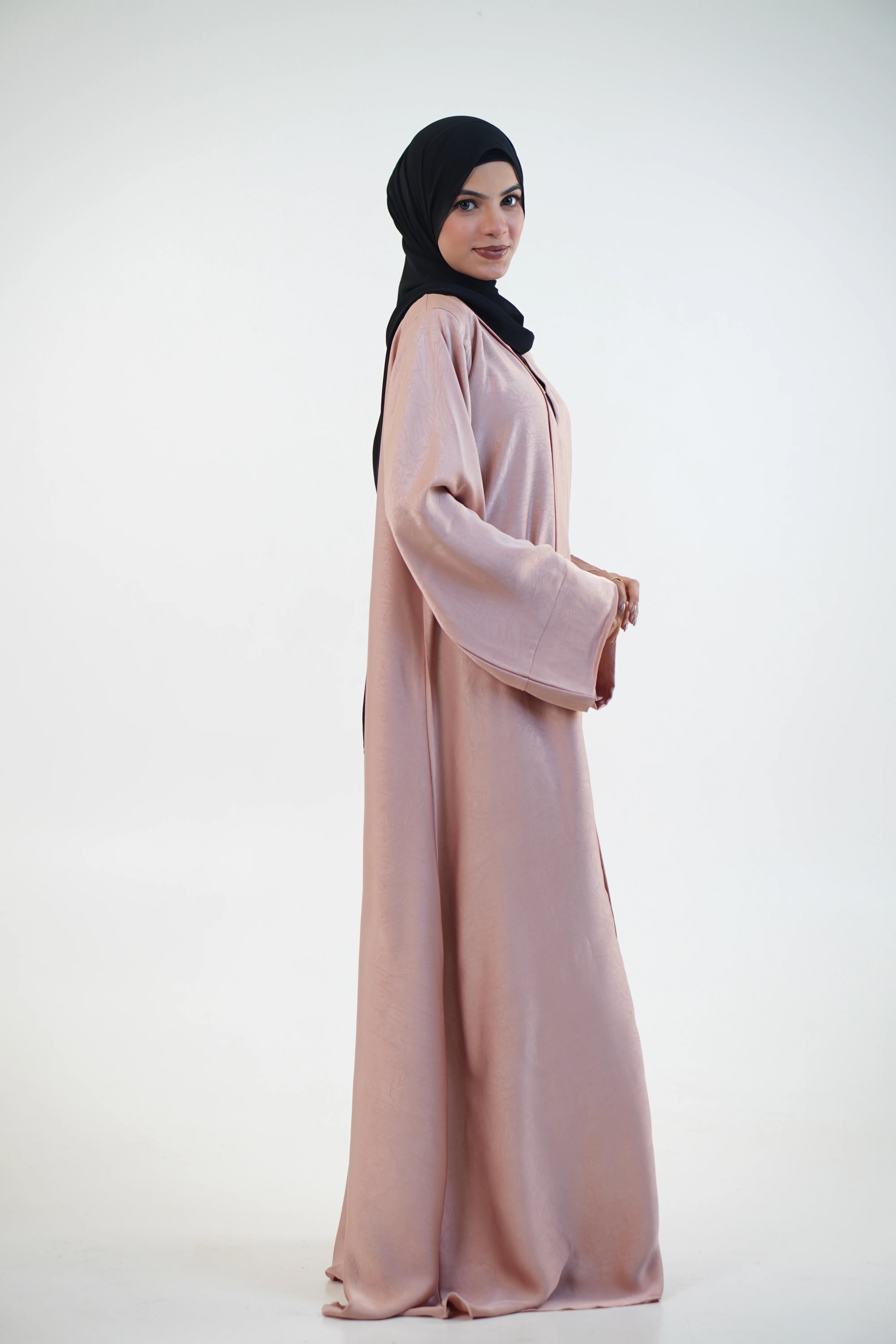 EMAAN ABAYAH - PASTEL PEACH - Image 13