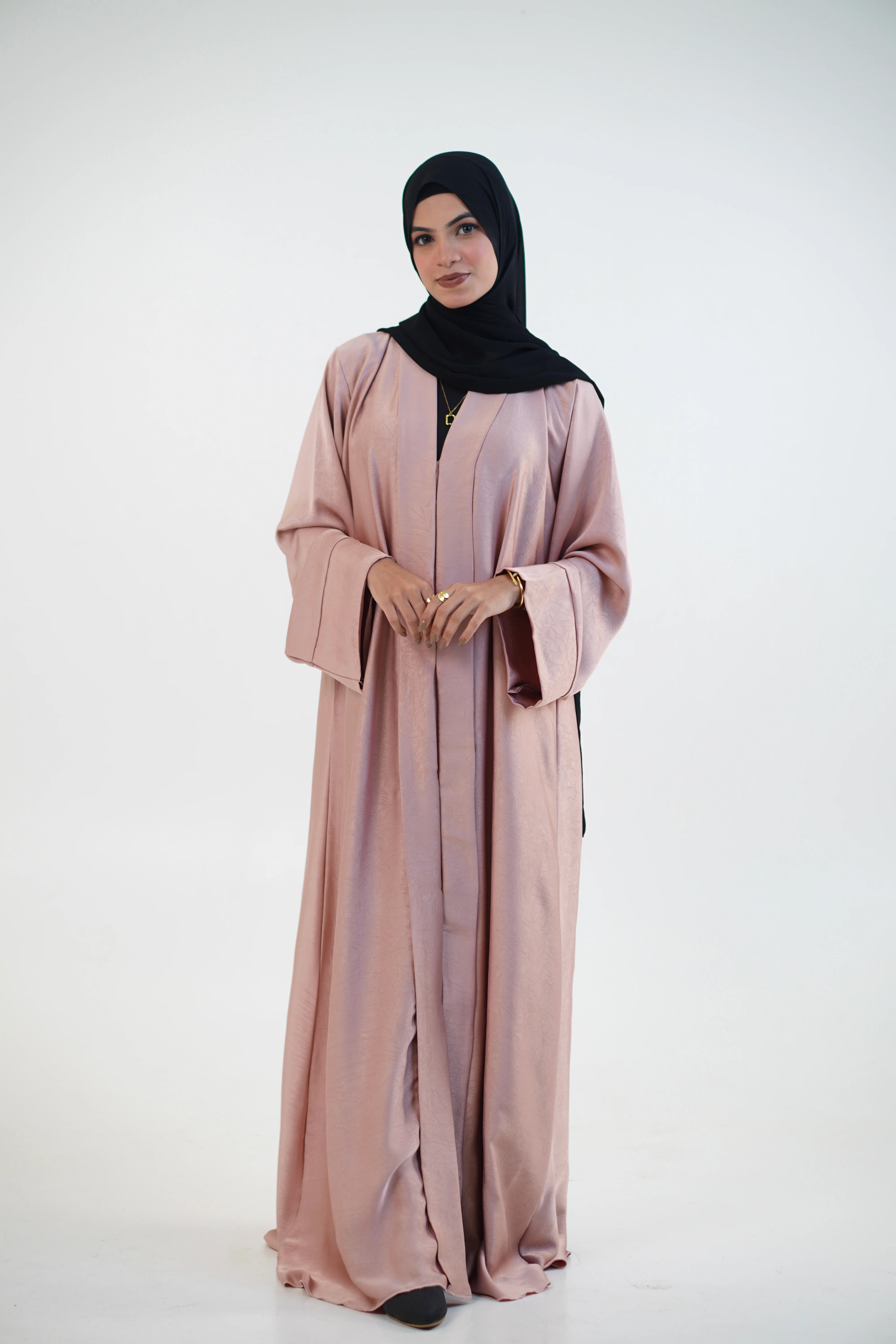 EMAAN ABAYAH - PASTEL PEACH - Image 6