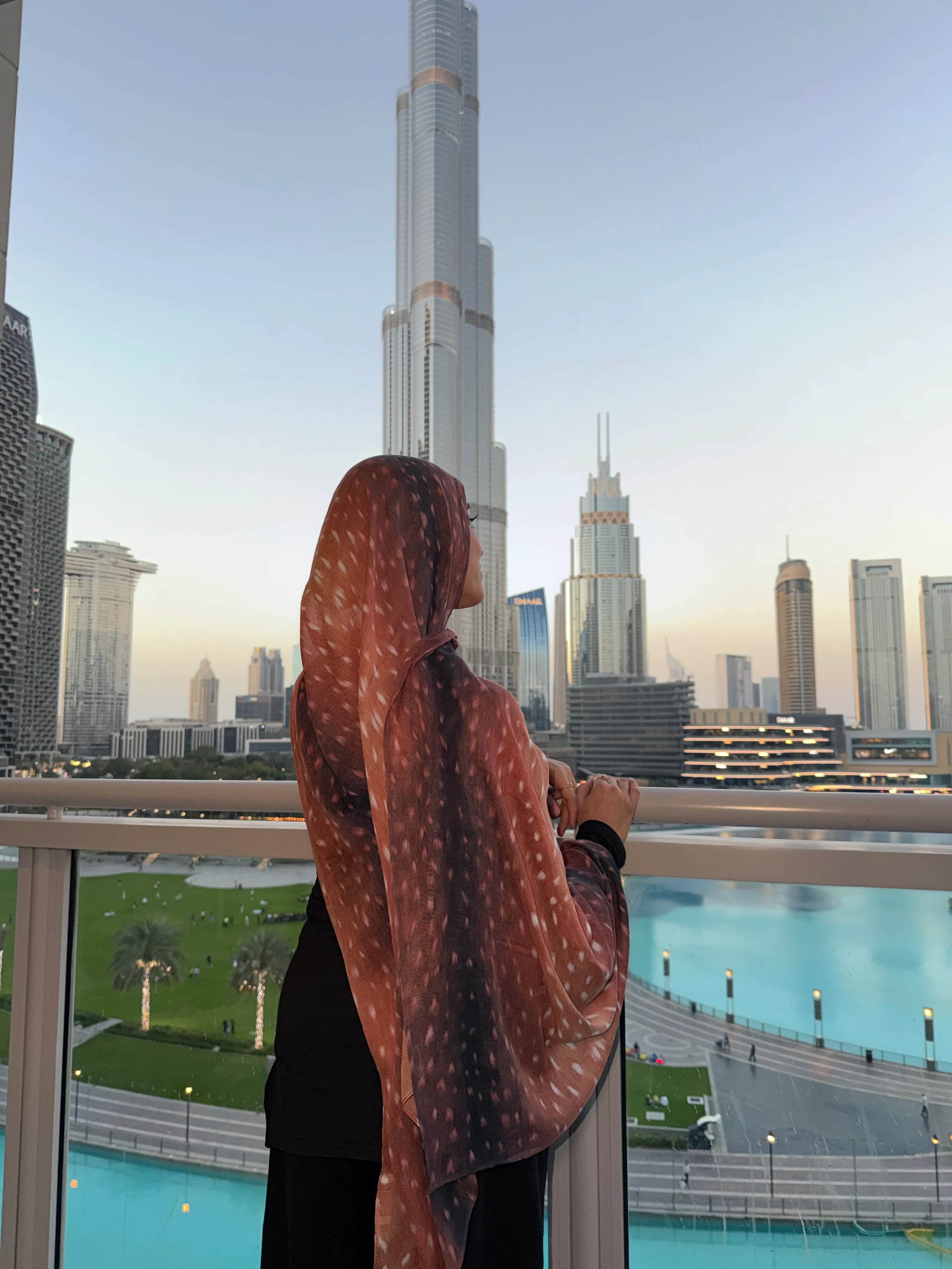 Fawn Printed Modal Hijab - Image 6