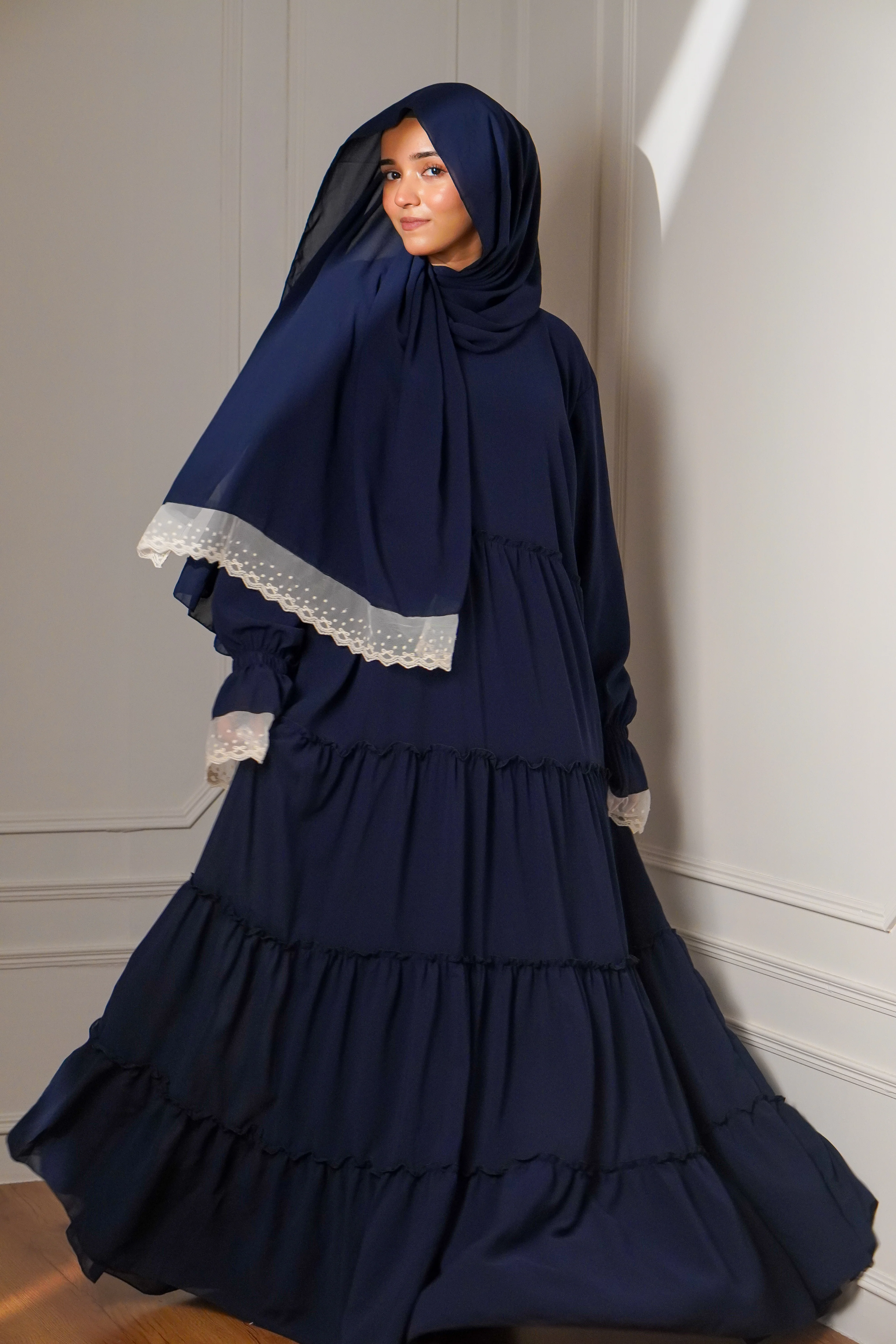 Feriha 2.0 Ruffled Dress - RICH BLUE - Image 2