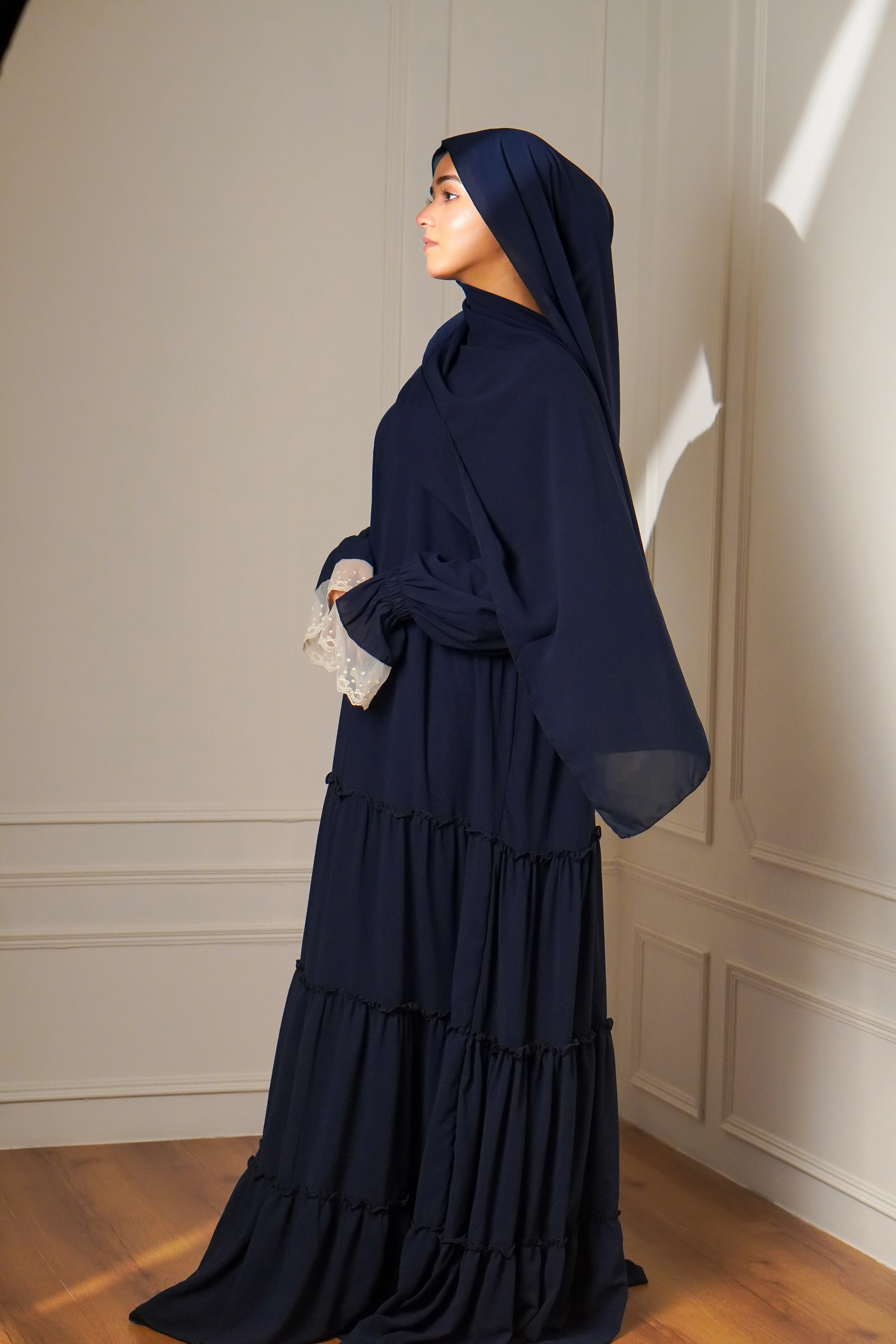 Feriha 2.0 Ruffled Dress - RICH BLUE - Image 7