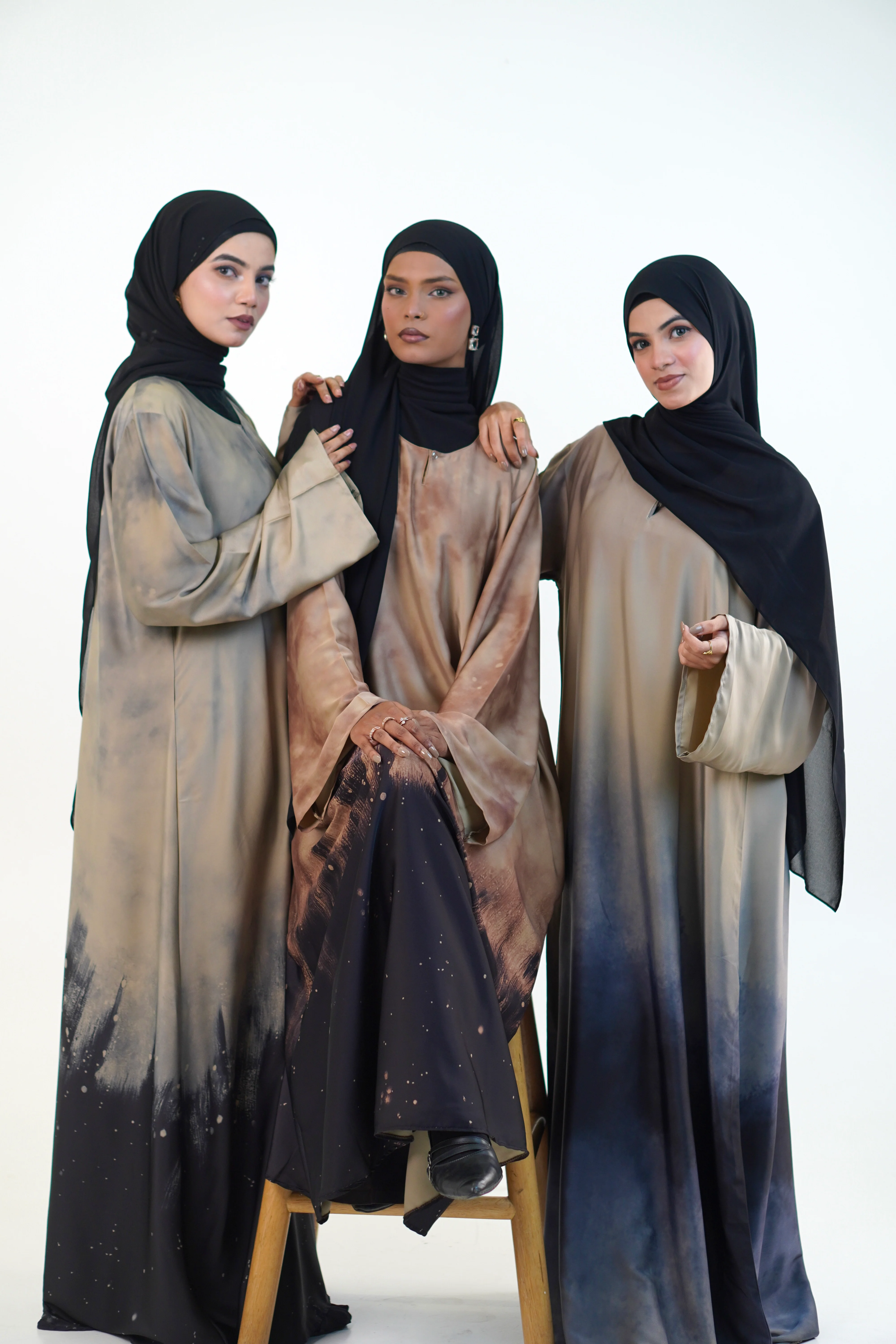 Gradient Abayah - Bluish - Image 13