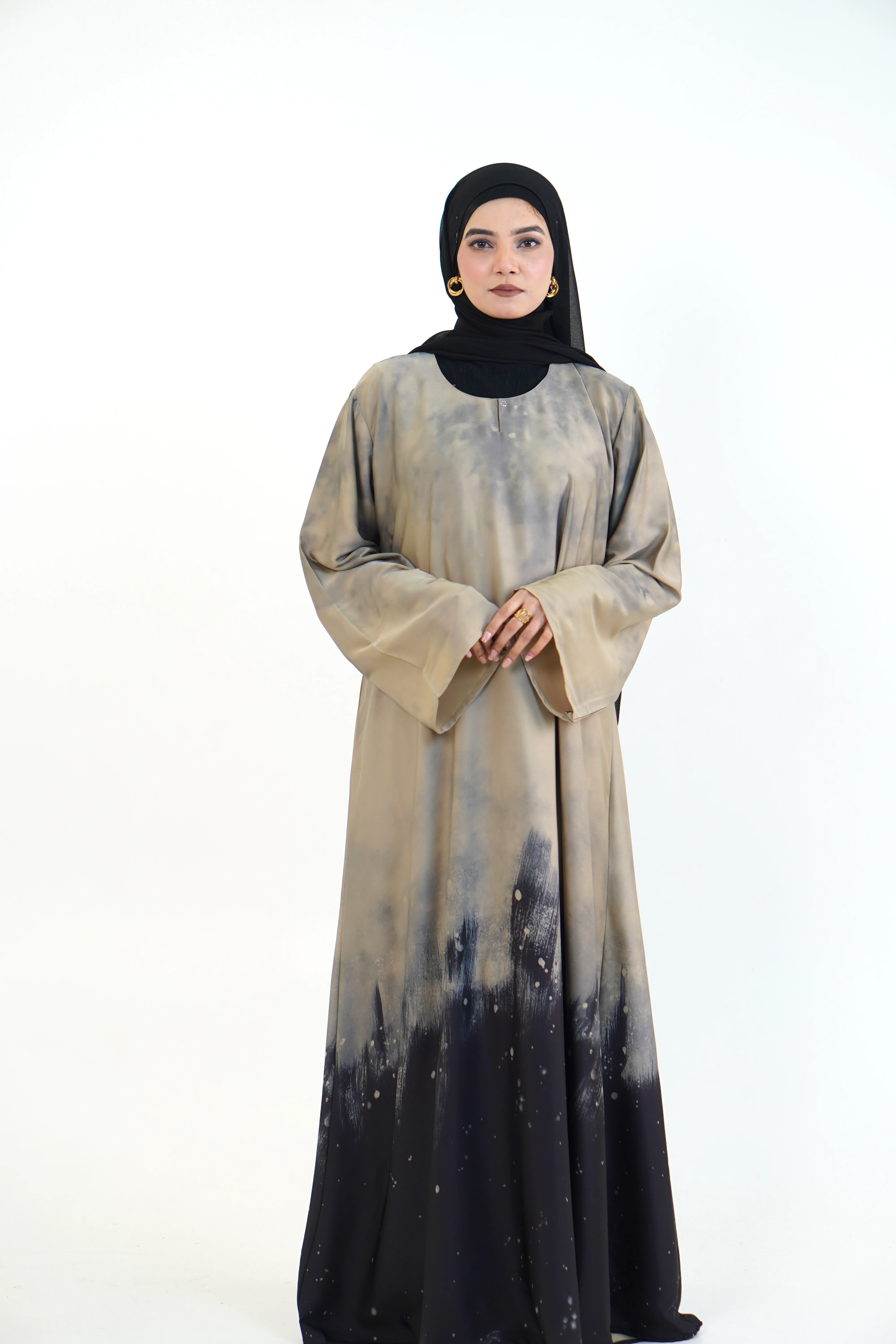Gradient Abayah - Midnight - Image 2