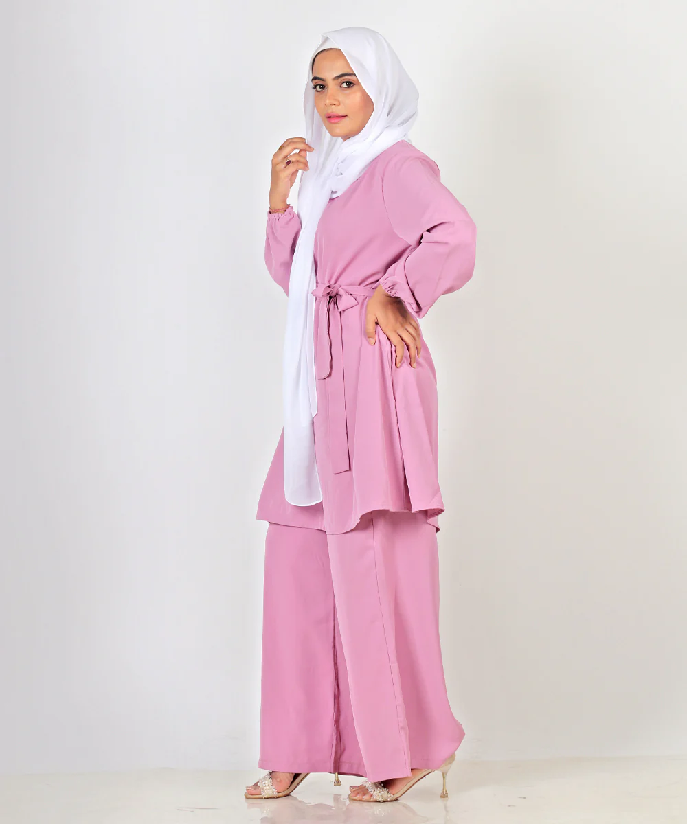 Inara Tunic Set – Pink - Image 2