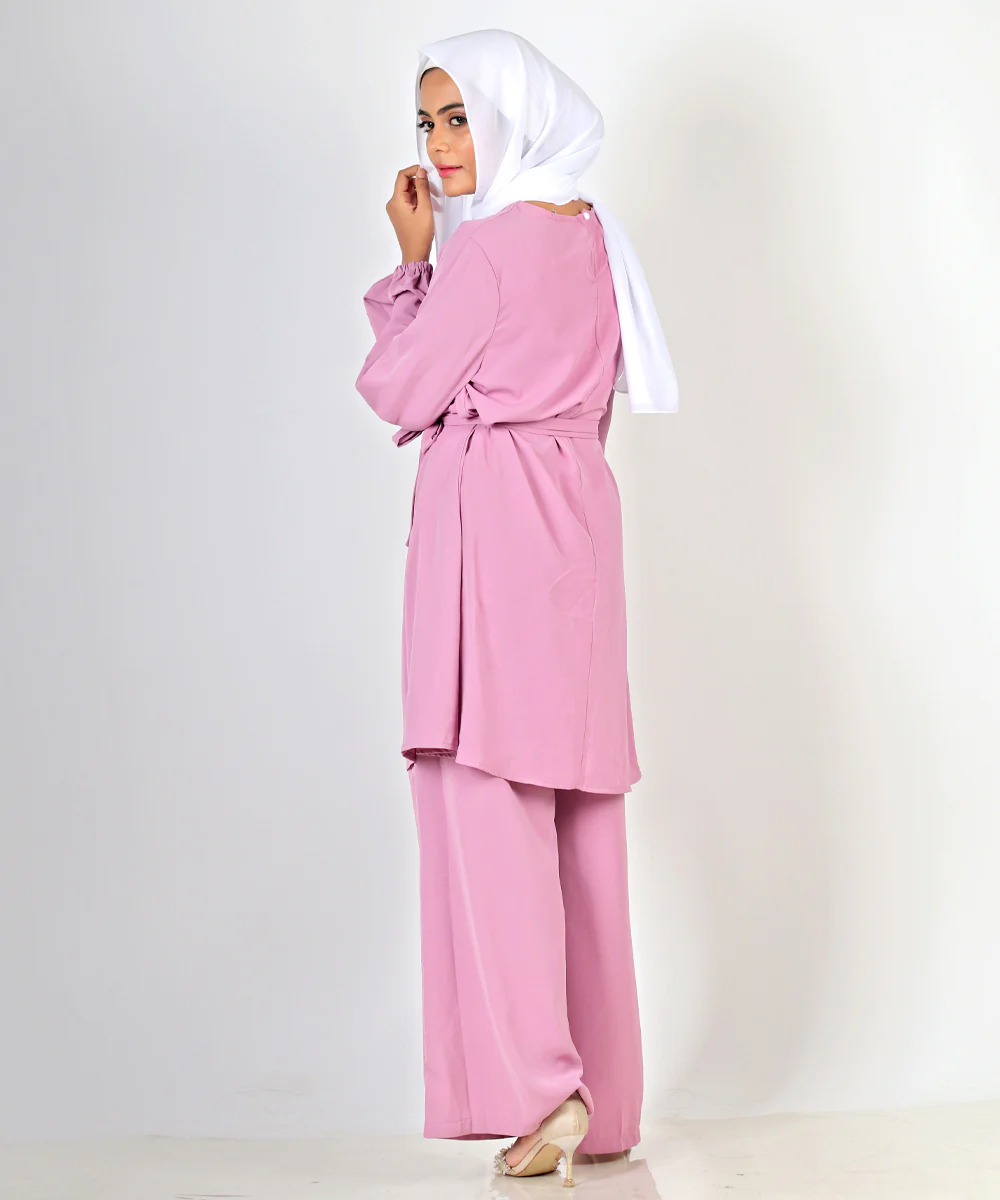 Inara Tunic Set – Pink - Image 4