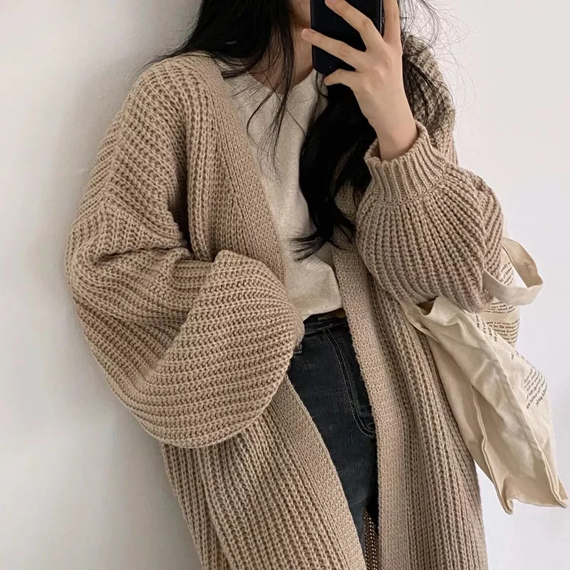 Vintage Oversized Knitted Cardigan