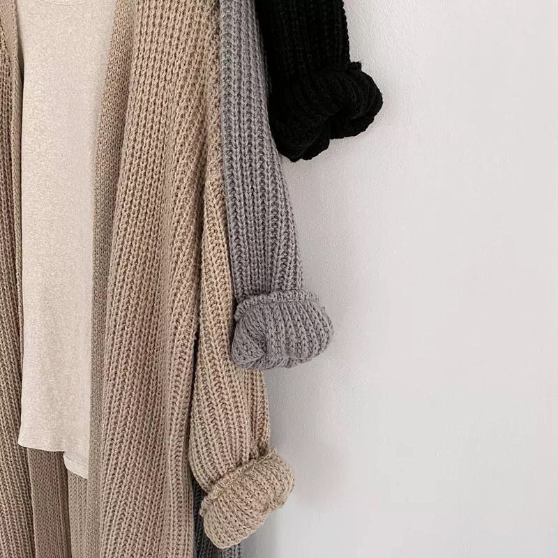 Vintage Oversized Knitted Cardigan - Image 5