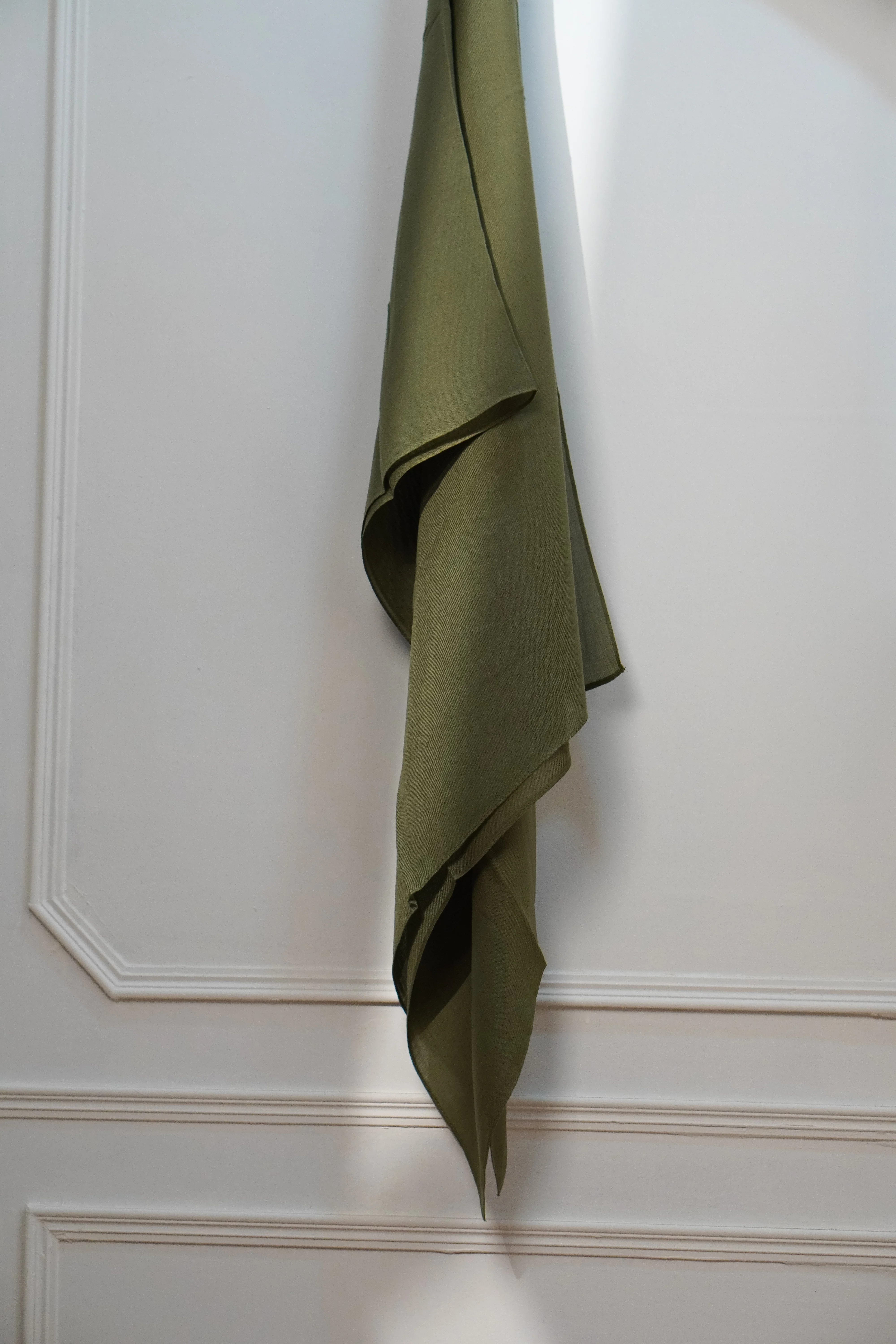 Modal Hijab #10 Olive Green - Image 3