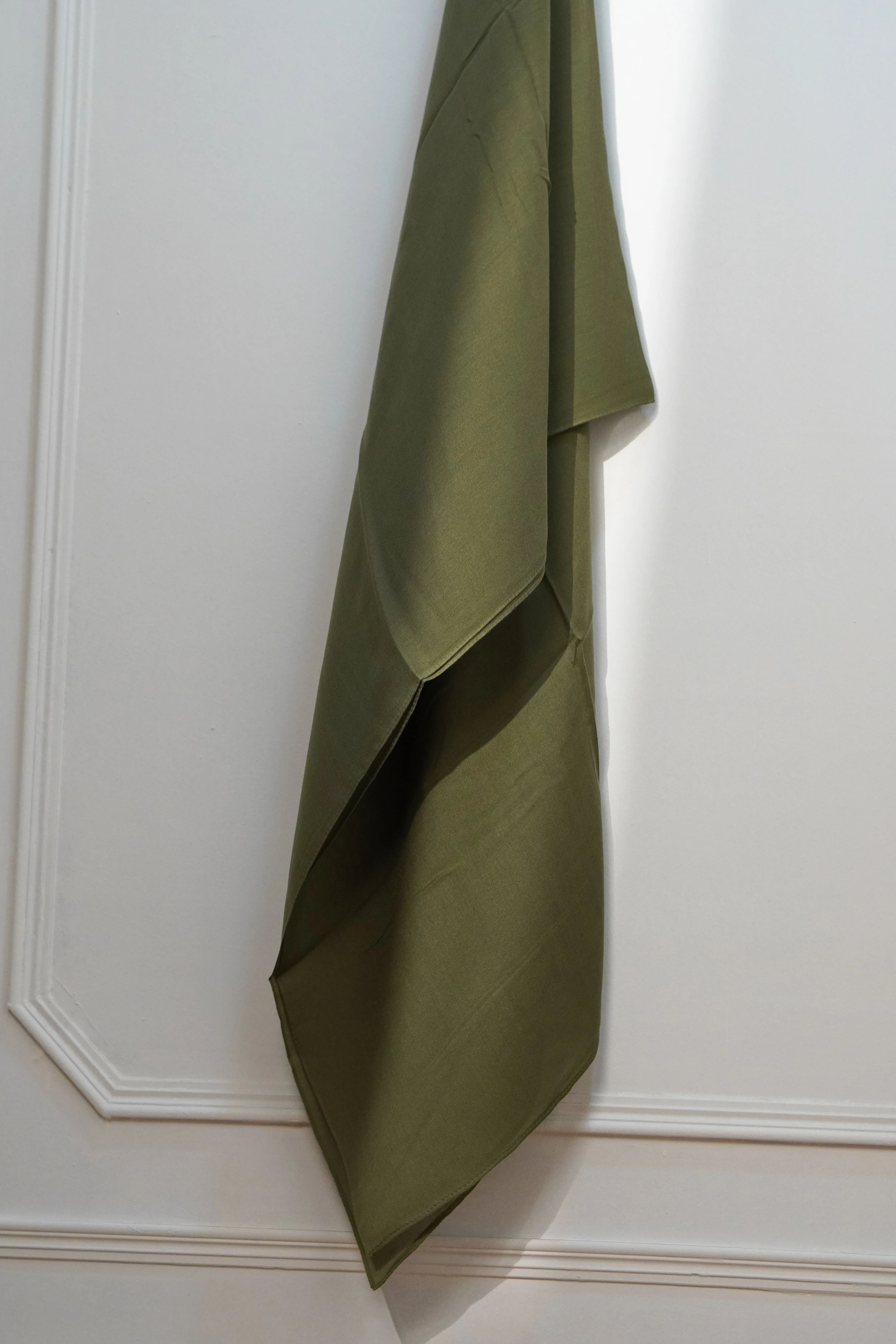 Modal Hijab #10 Olive Green - Image 4