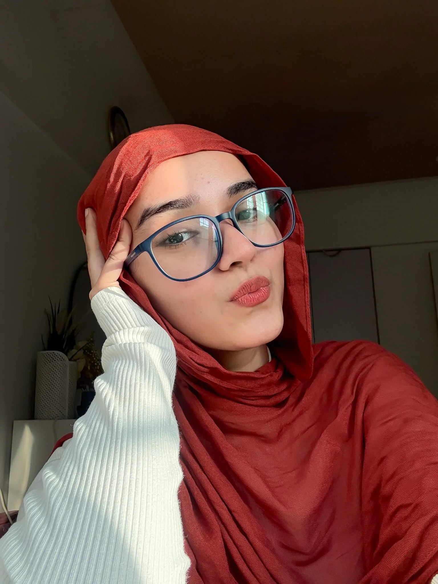 Modal Hijab #30 Burnt Orange - Image 2