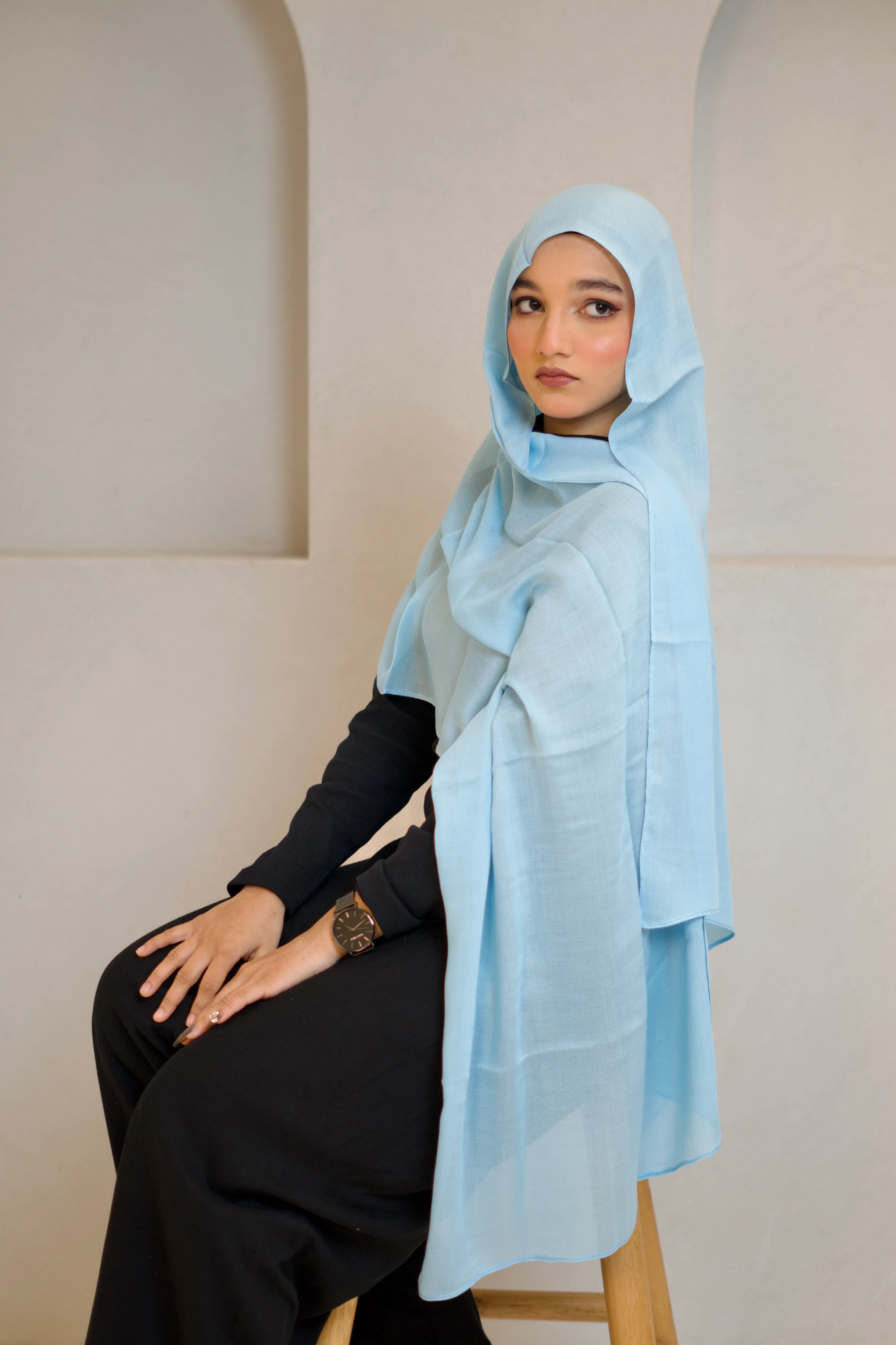 Modal Hijab #33 Pastel Blue