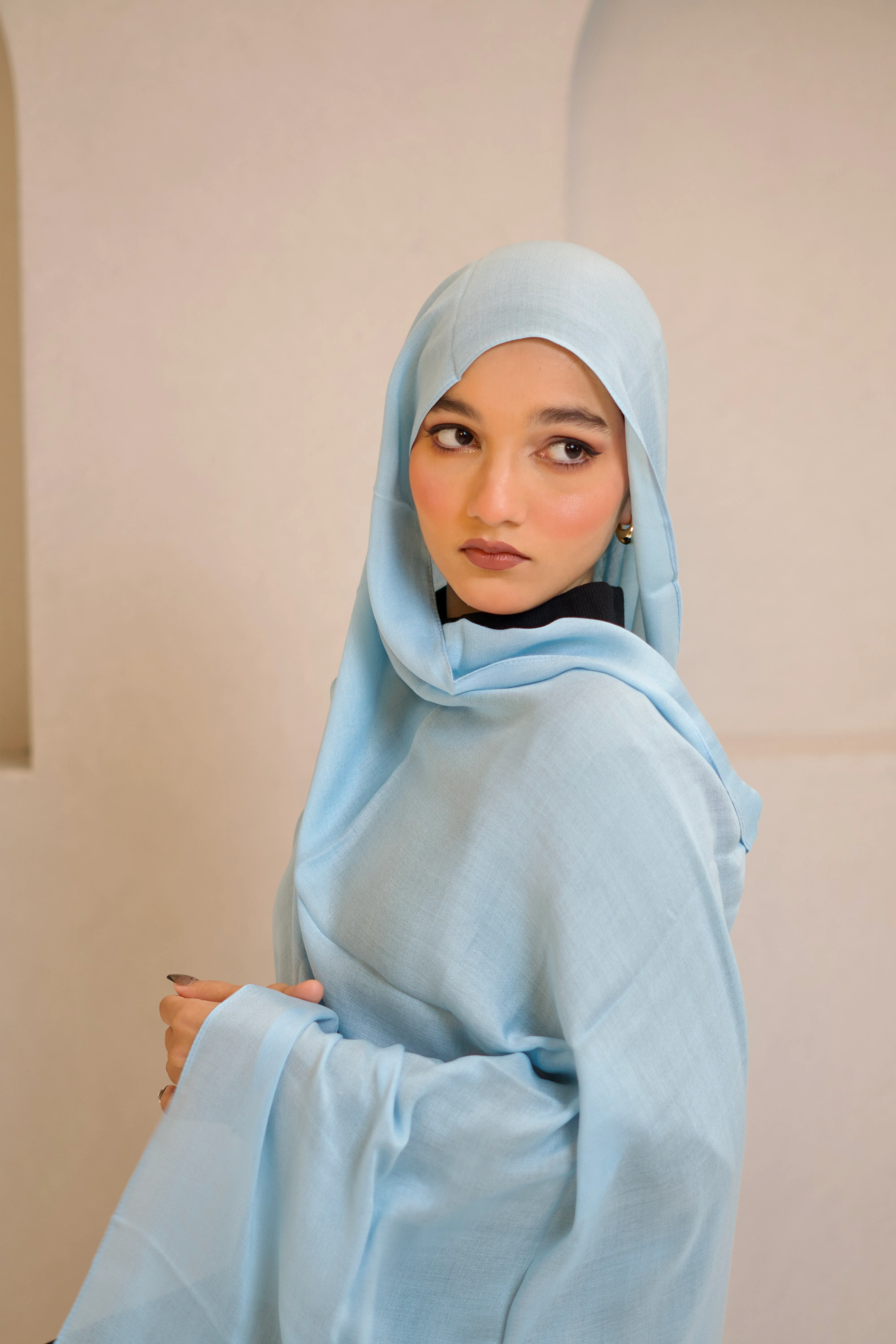 Modal Hijab #33 Pastel Blue - Image 4