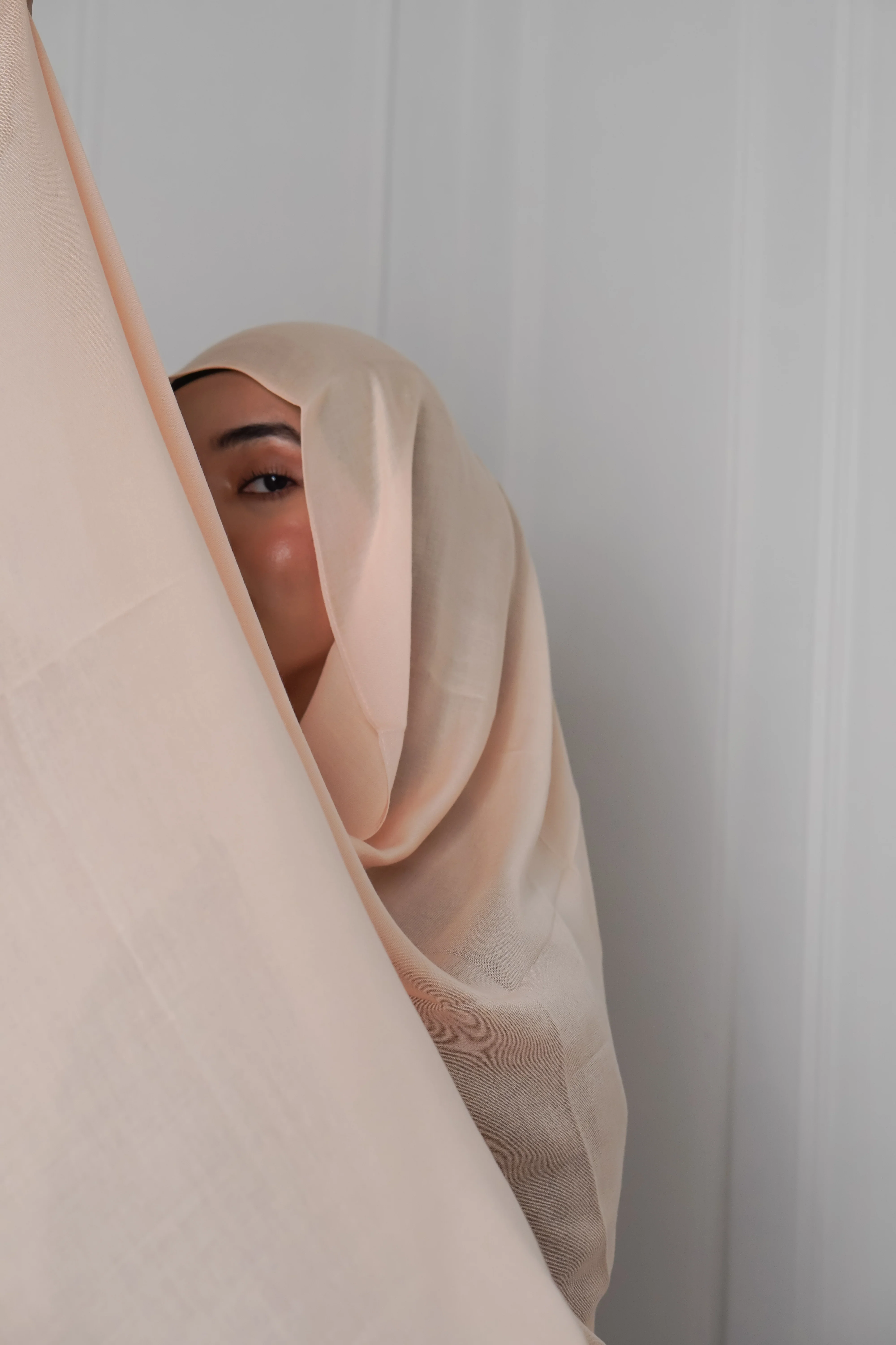 Modal Hijab #5 Chic Peach - Image 5