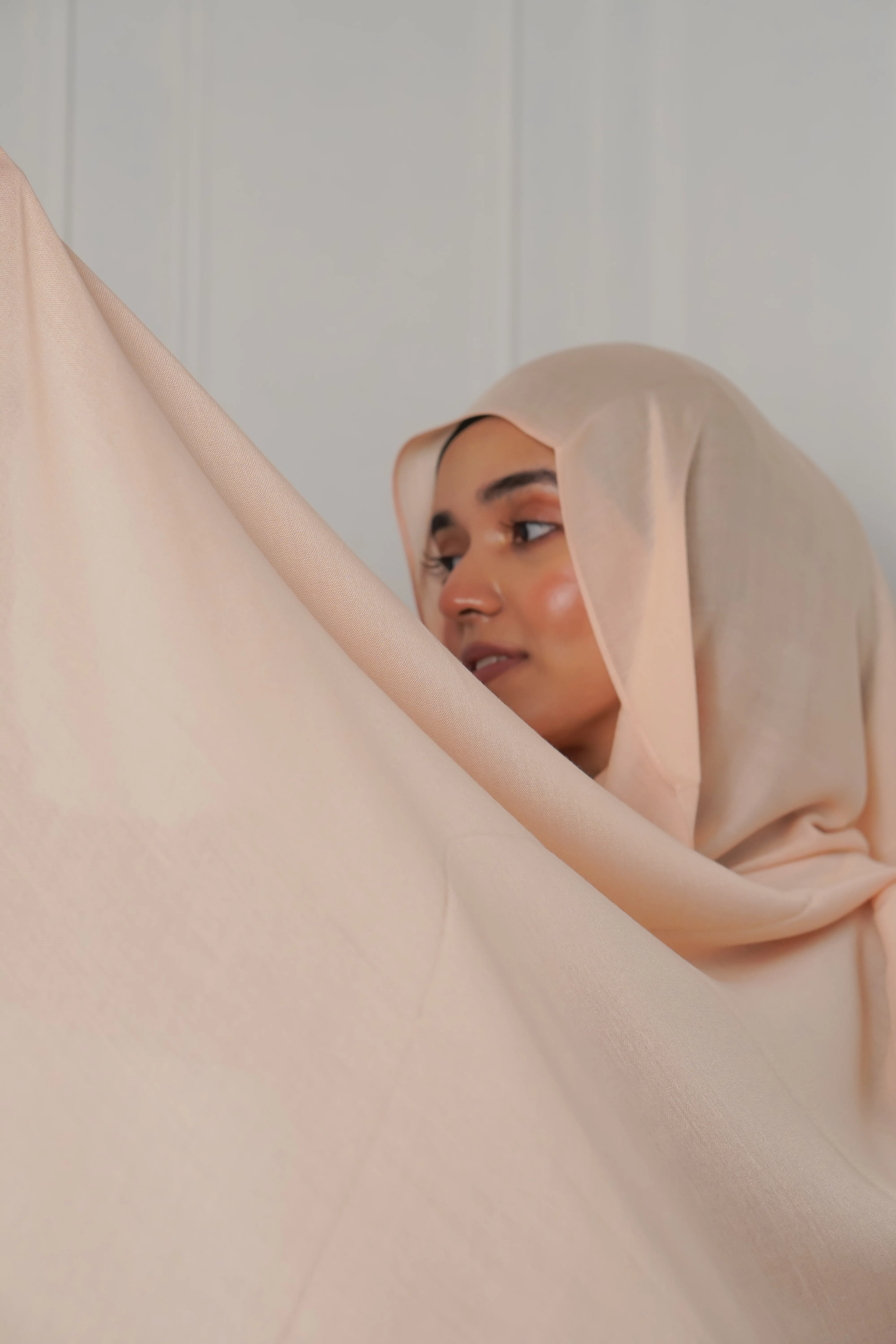 Modal Hijab #5 Chic Peach - Image 6