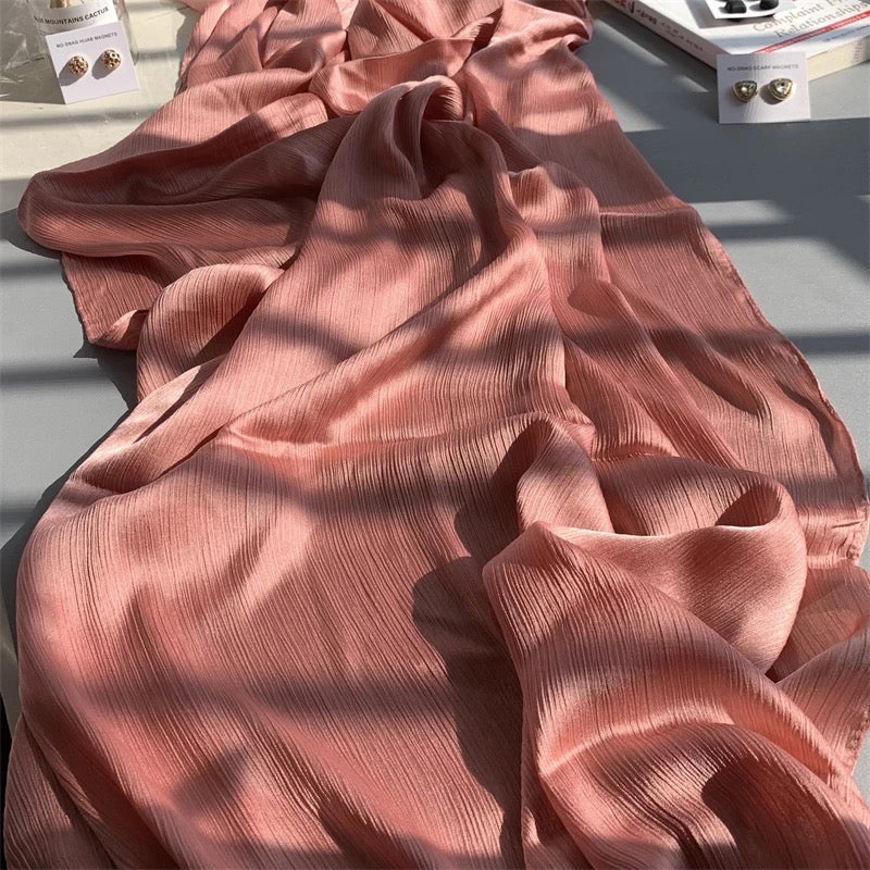 MUNA SATIN SILK - Dusky Rose - Image 3