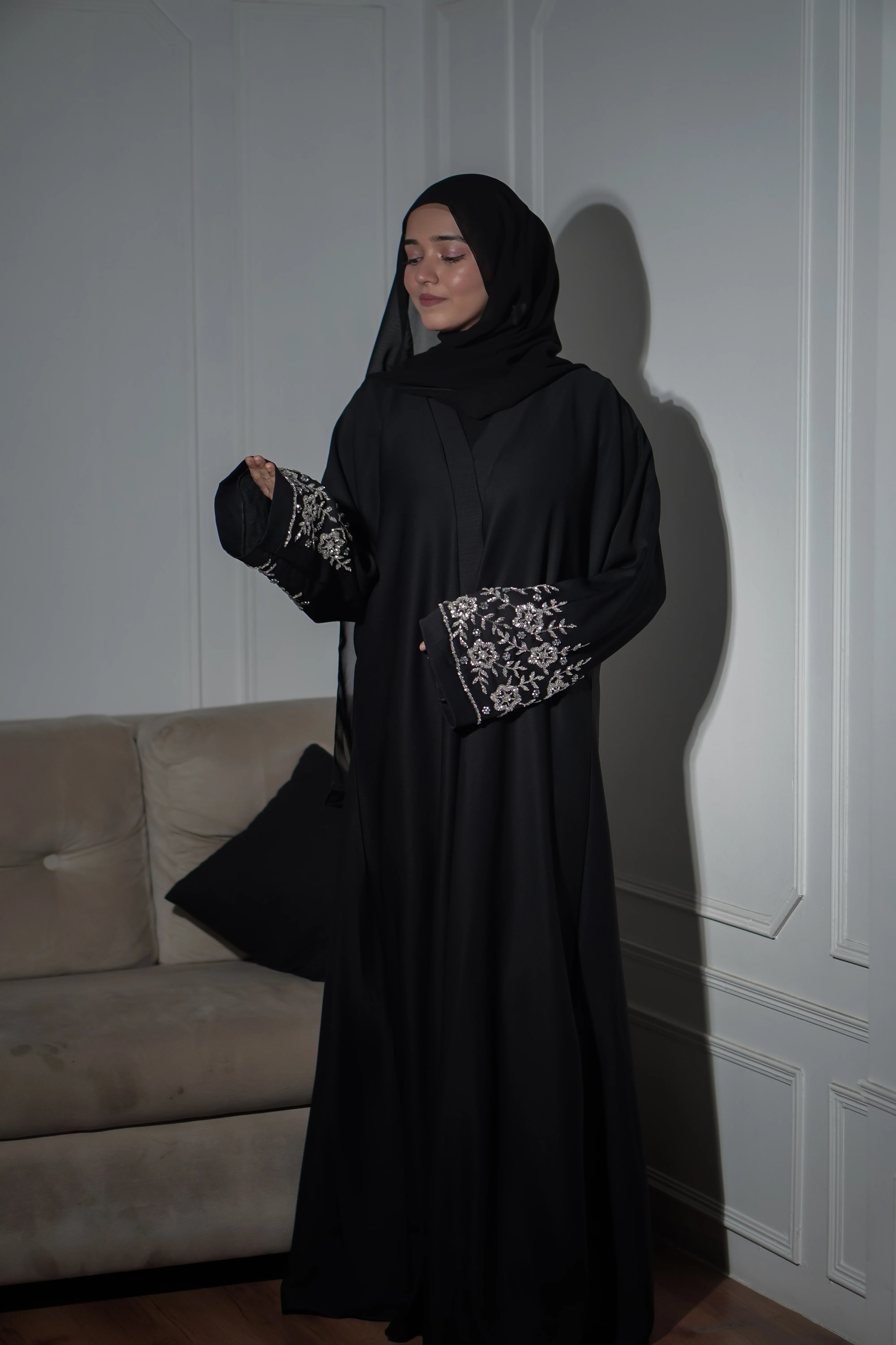 Noor - Hand Sown Abayah - Image 5