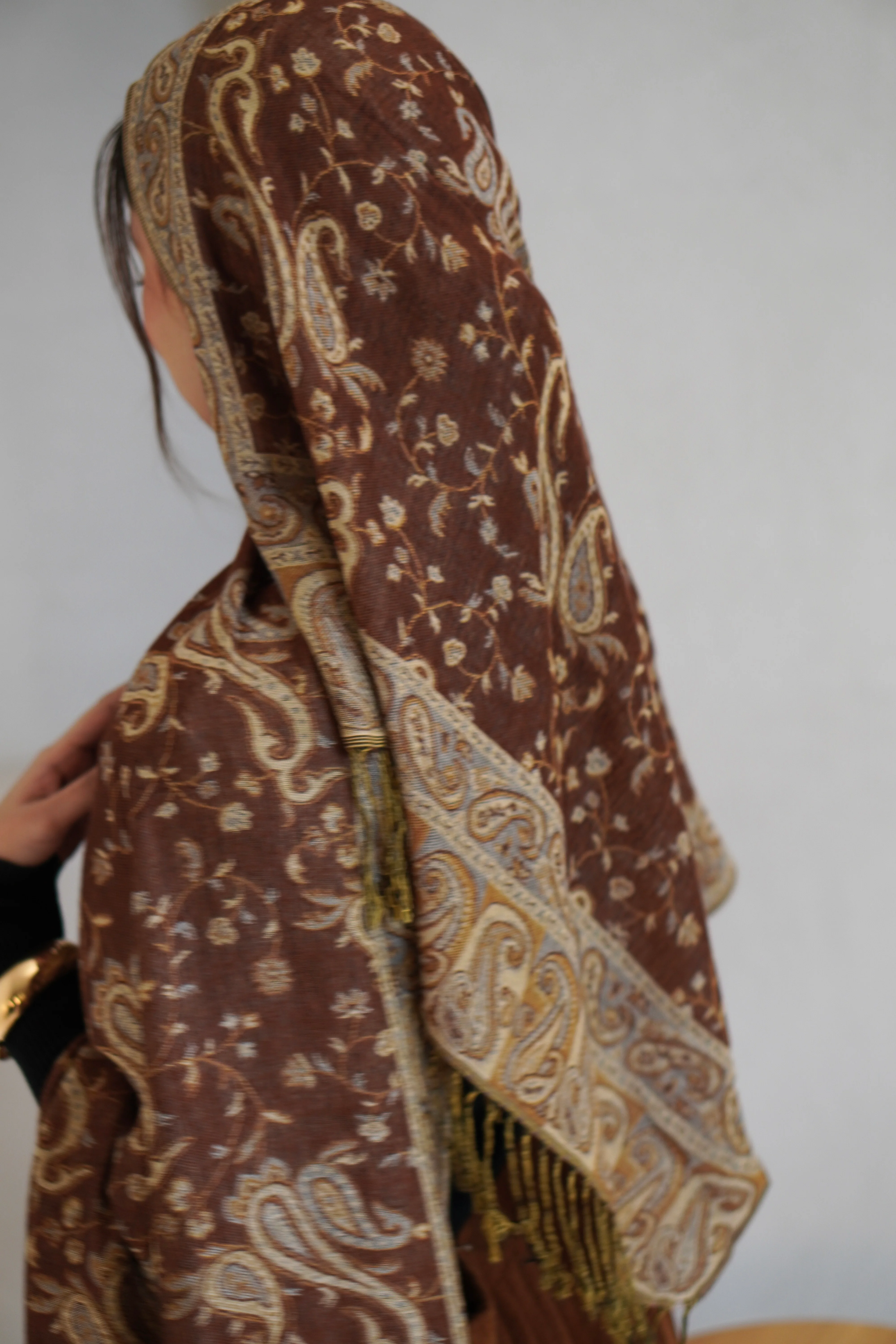 Pashmina Hijab - Amber - Image 5