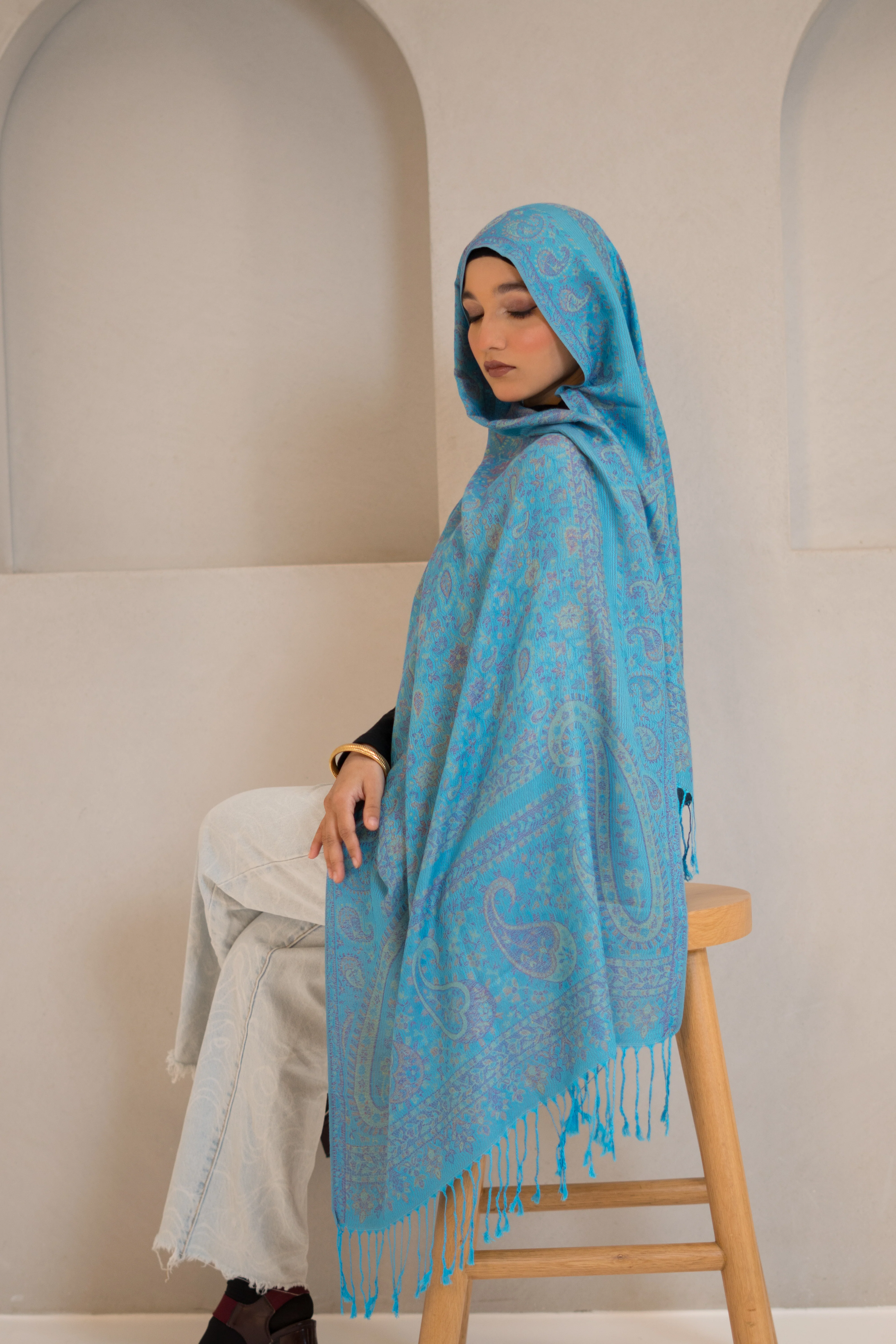 Pashmina Hijab - Feroza - Image 10