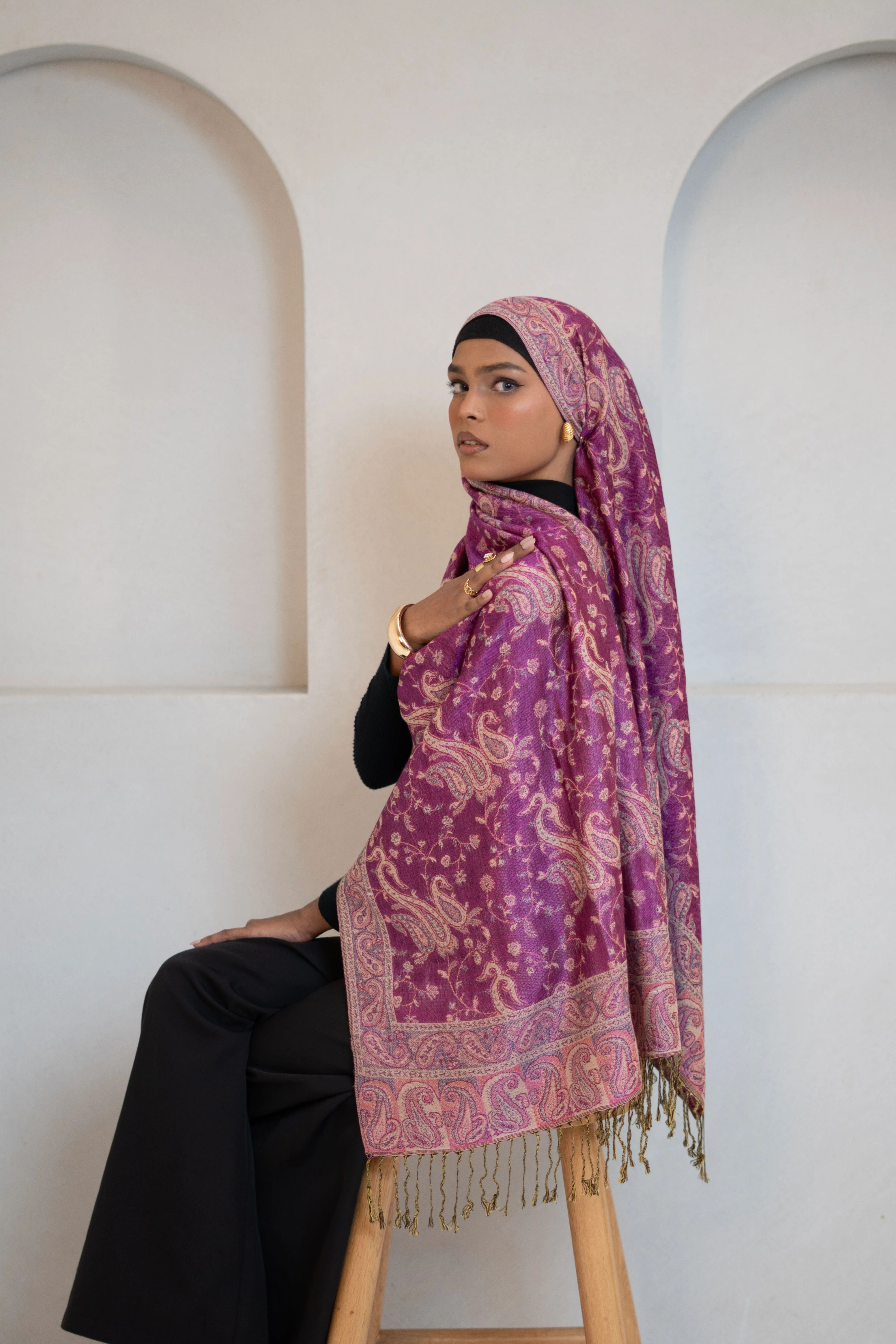 Pashmina Hijab - Gulabiya - Image 10
