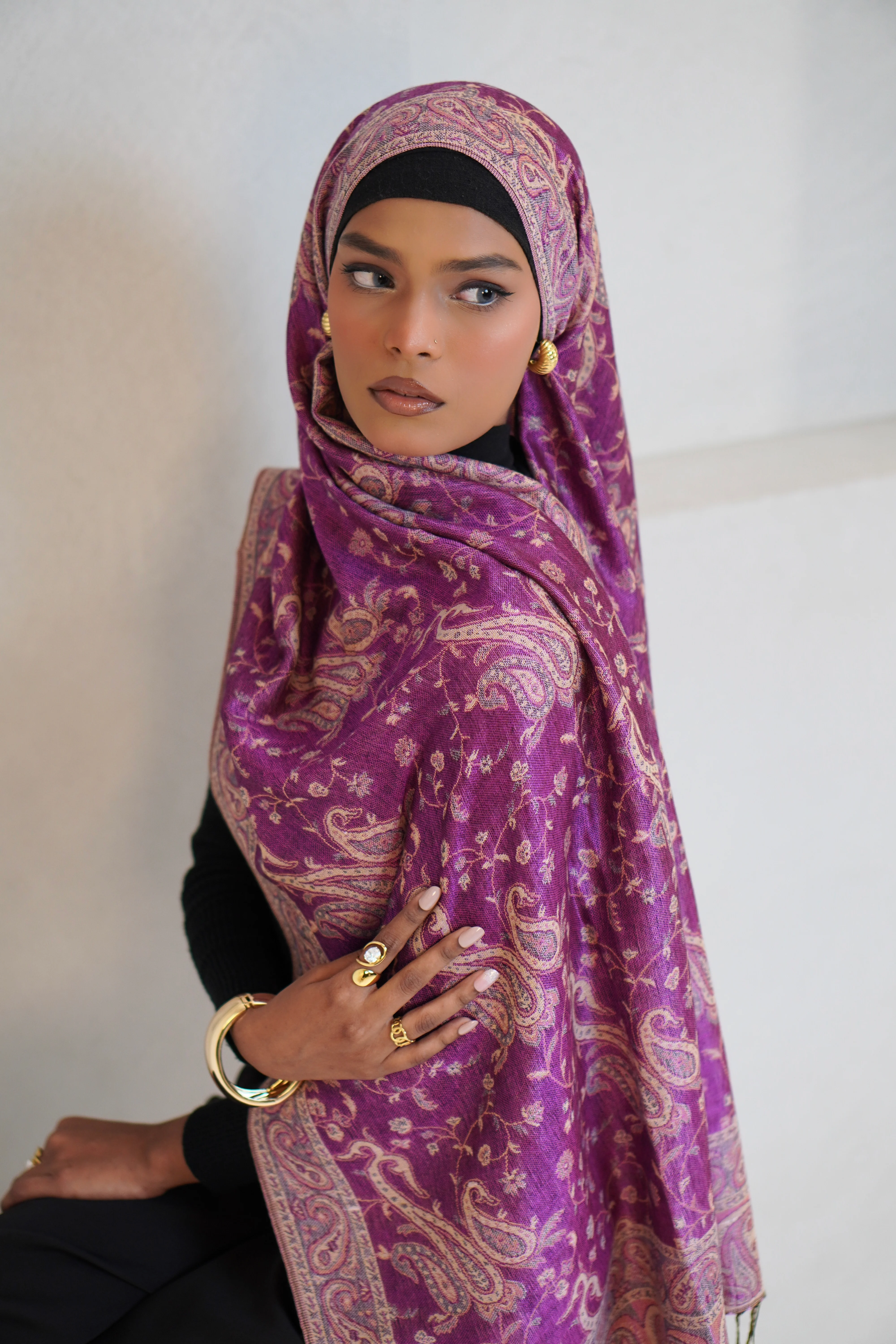 Pashmina Hijab - Gulabiya - Image 4