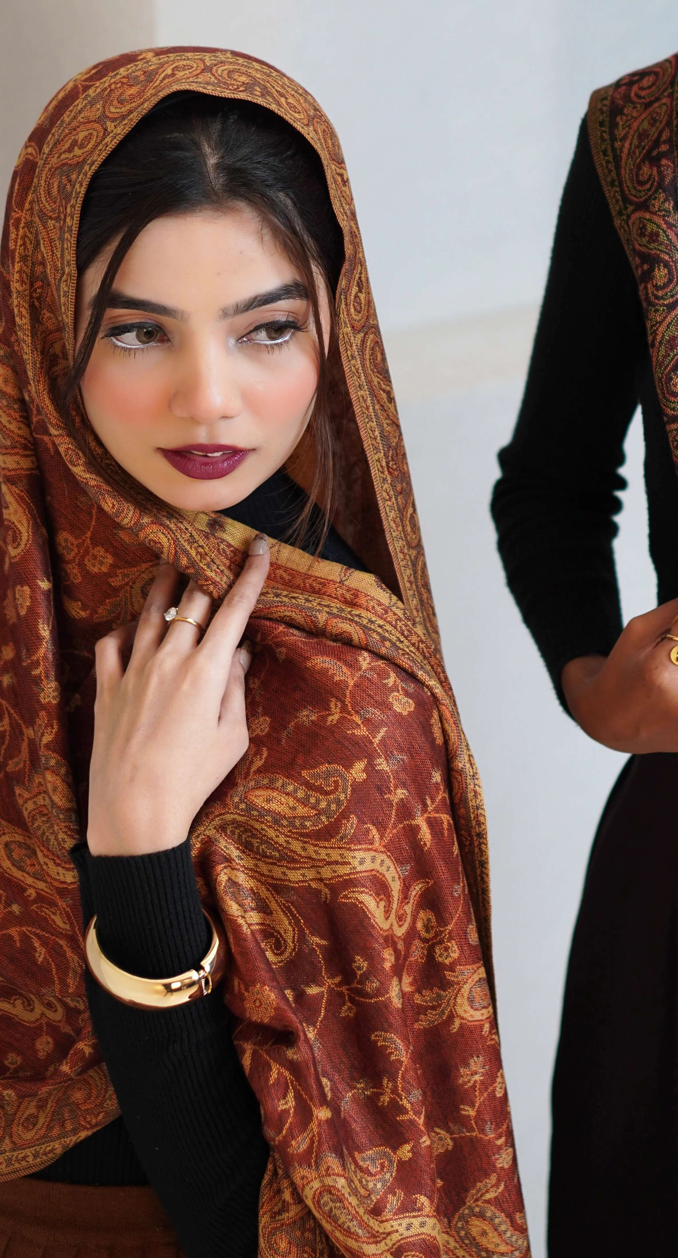 Pashmina Hijab - Kesariya - Image 10