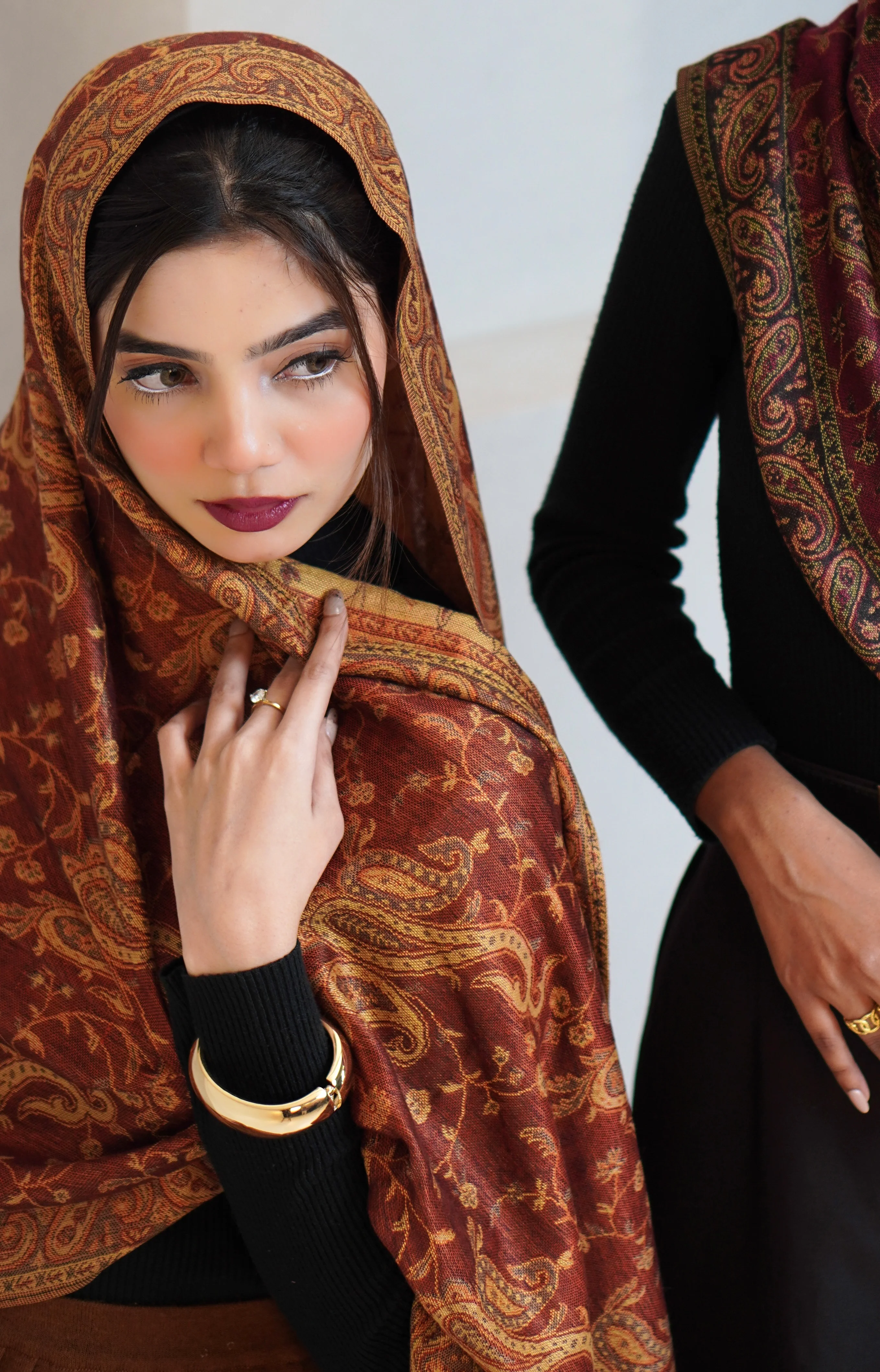 Pashmina Hijab - Kesariya - Image 11
