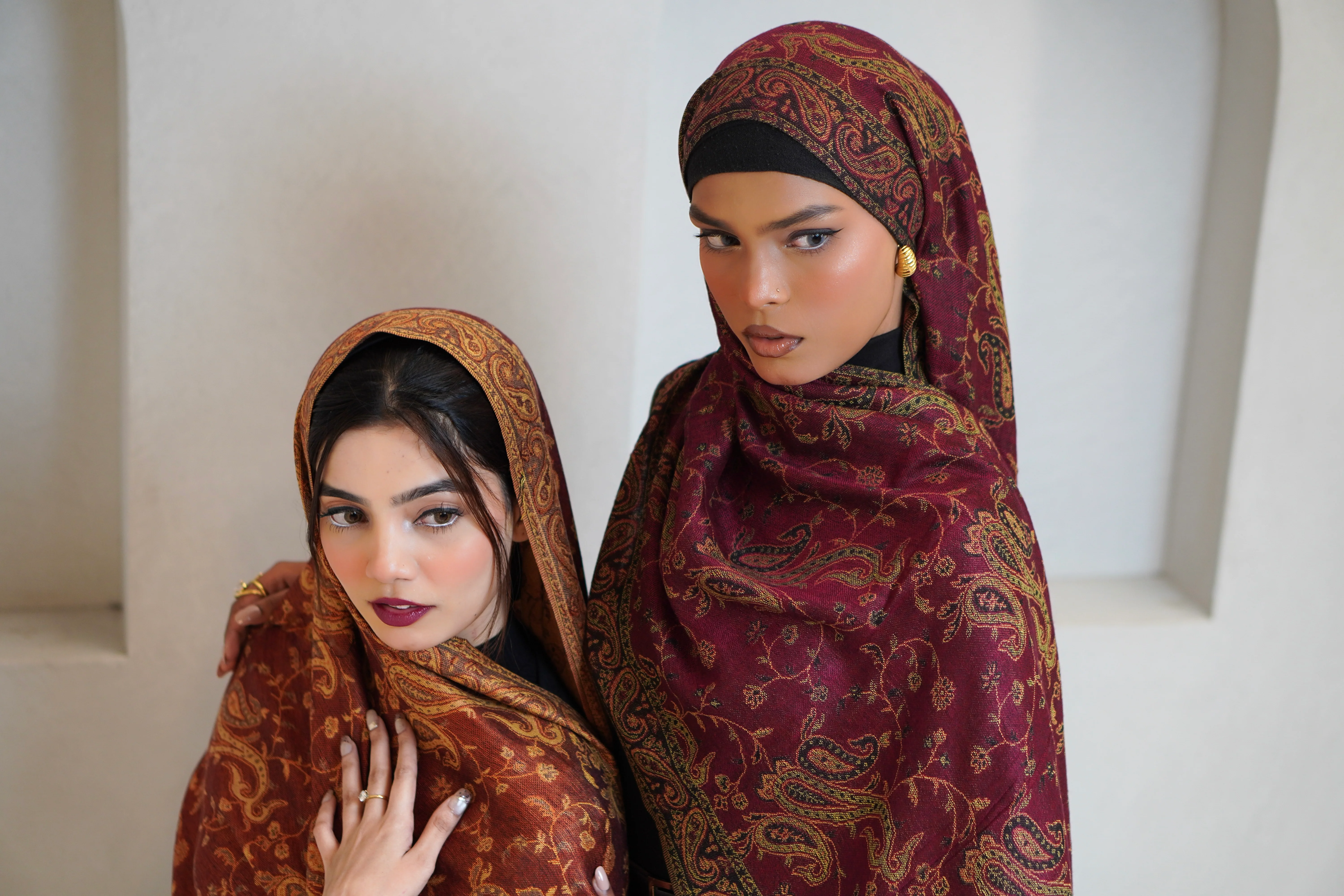 Pashmina Hijab - Kesariya - Image 14