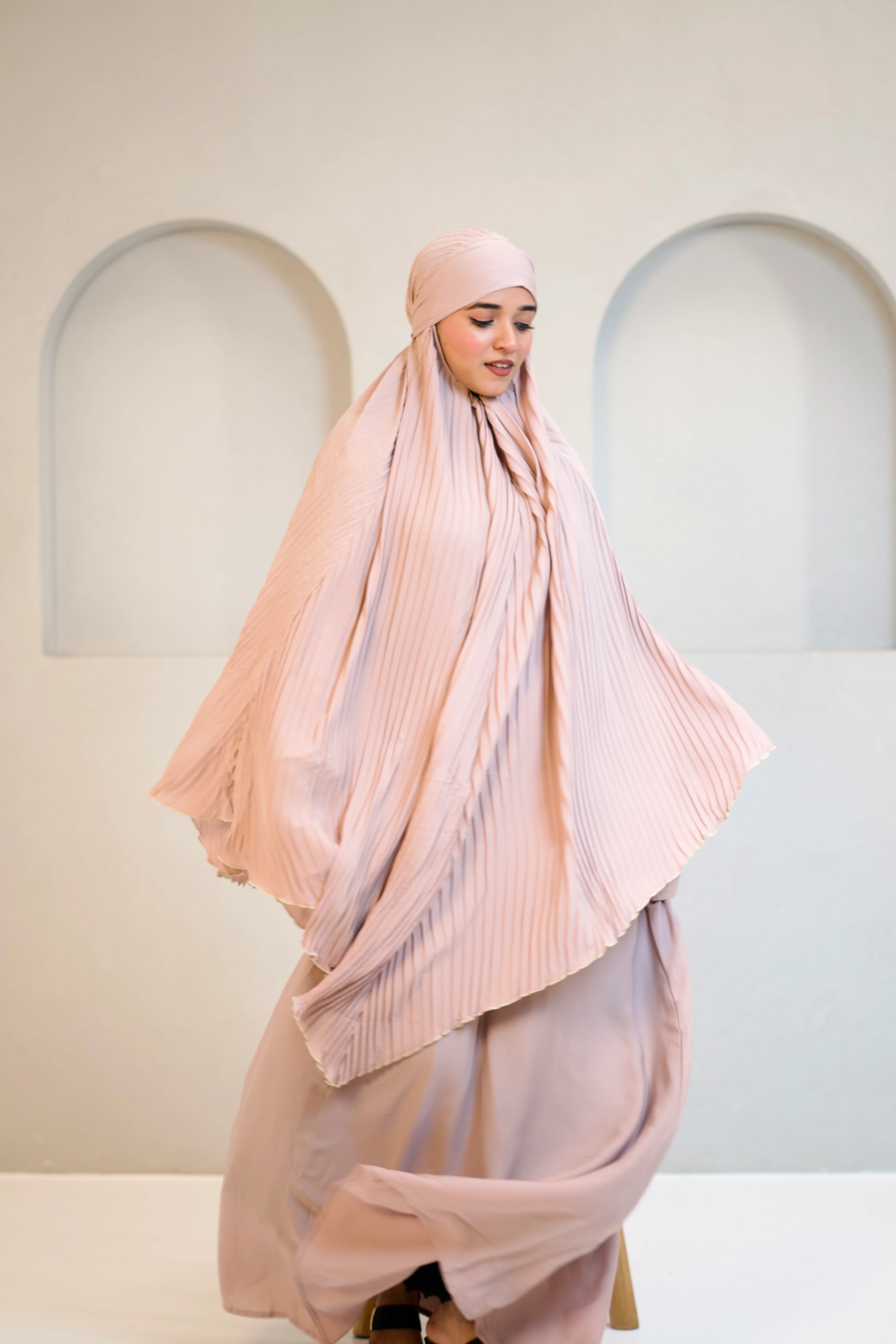 PLEATED KHIMAR SET - Image 13