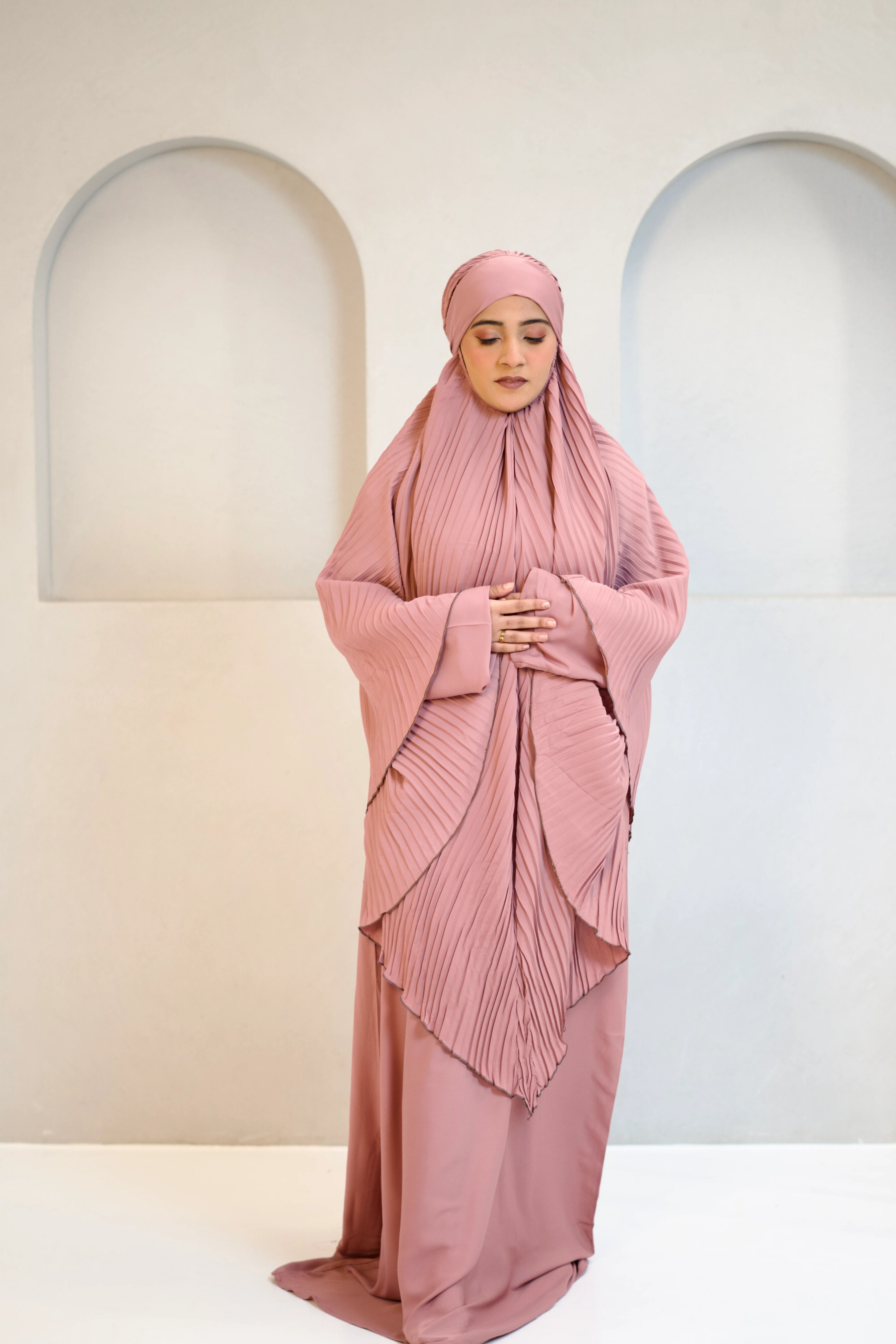 PLEATED KHIMAR SET - Image 21