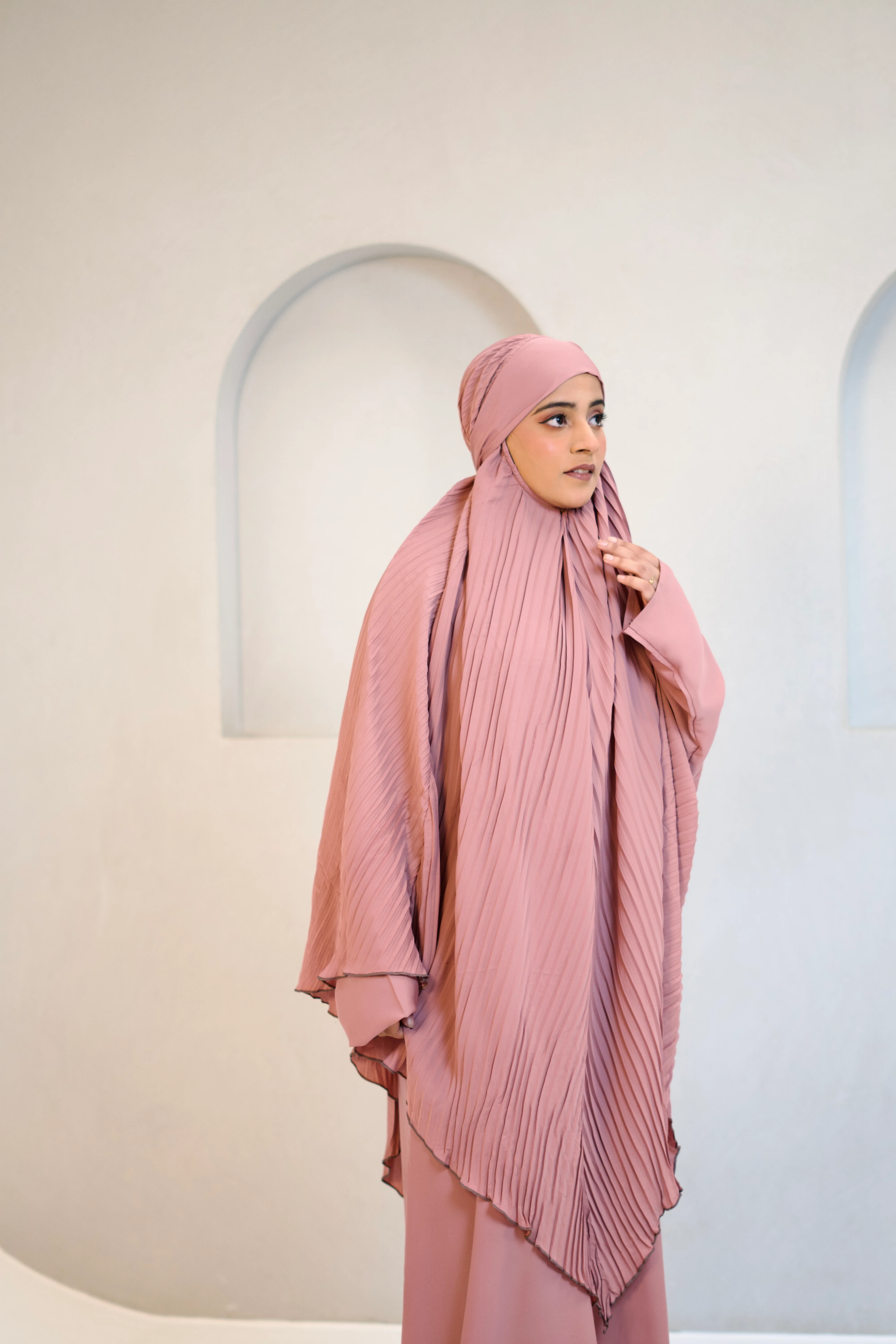PLEATED KHIMAR SET - Image 22