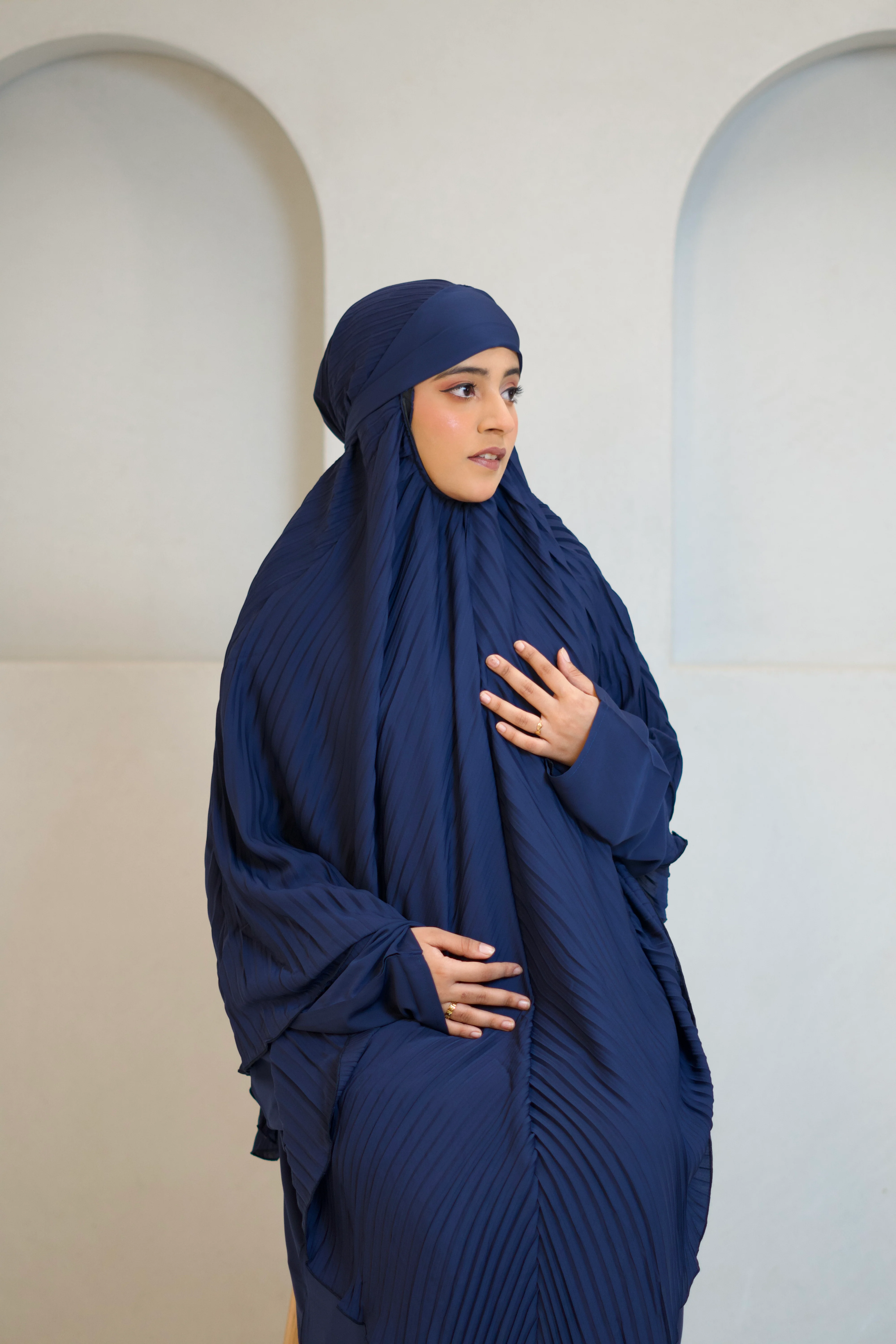 PLEATED KHIMAR SET - Image 32