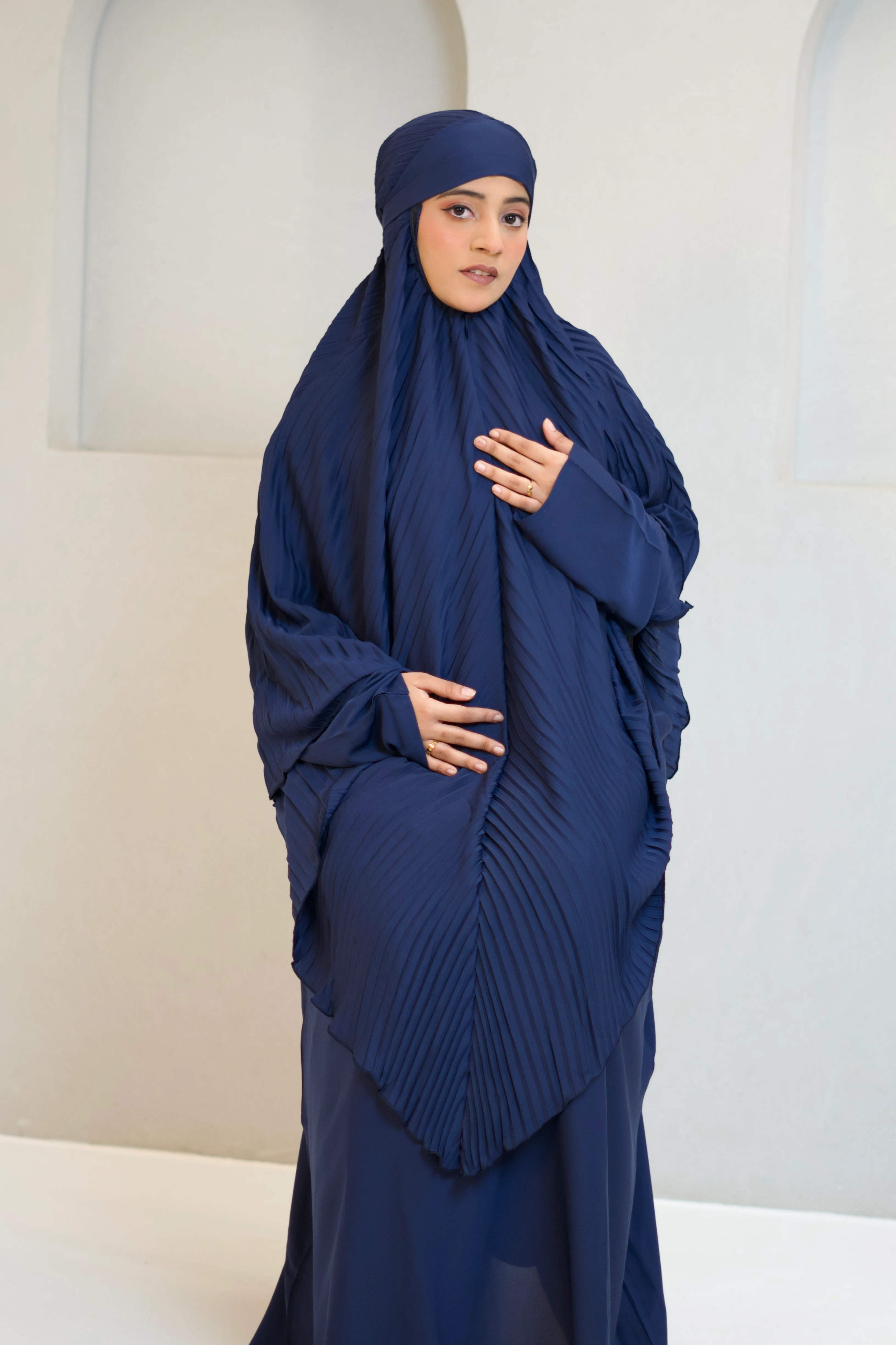 PLEATED KHIMAR SET - Image 33